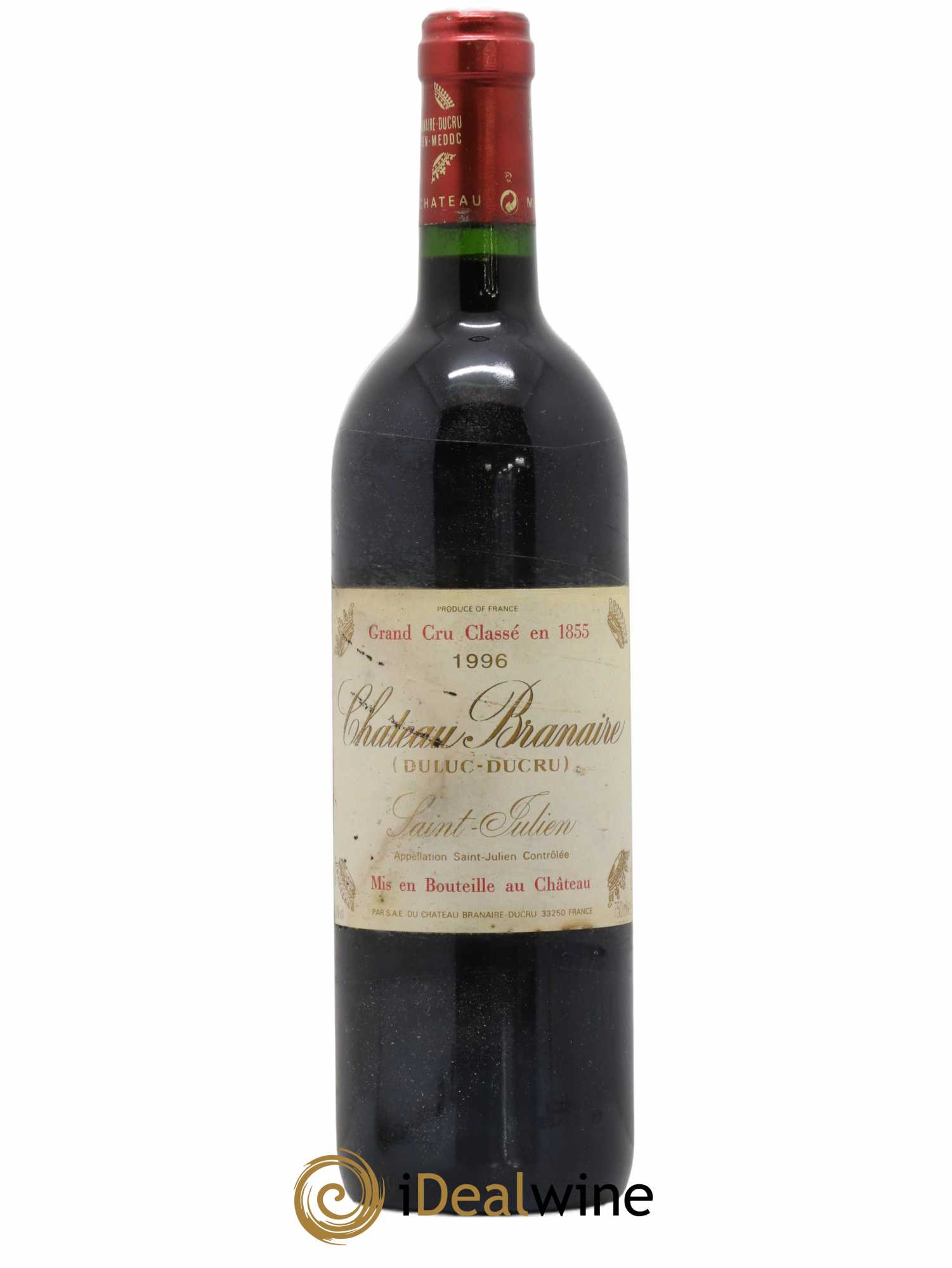 Château Branaire Ducru 4ème Grand Cru Classé 1996 - Lot de 1 bouteille - 0