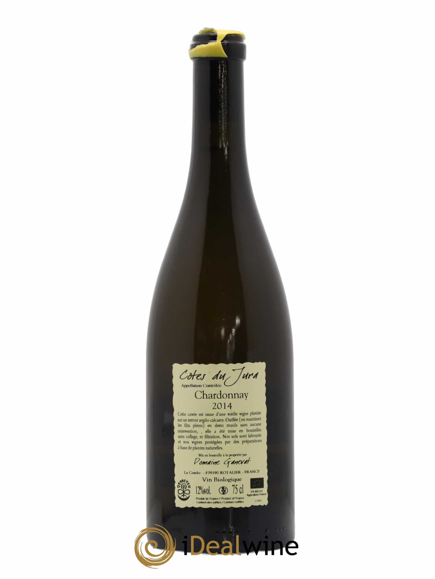 Côtes du Jura Les Chamois du Paradis Jean-François Ganevat (Domaine) 2014 - Lot de 1 bouteille - 1
