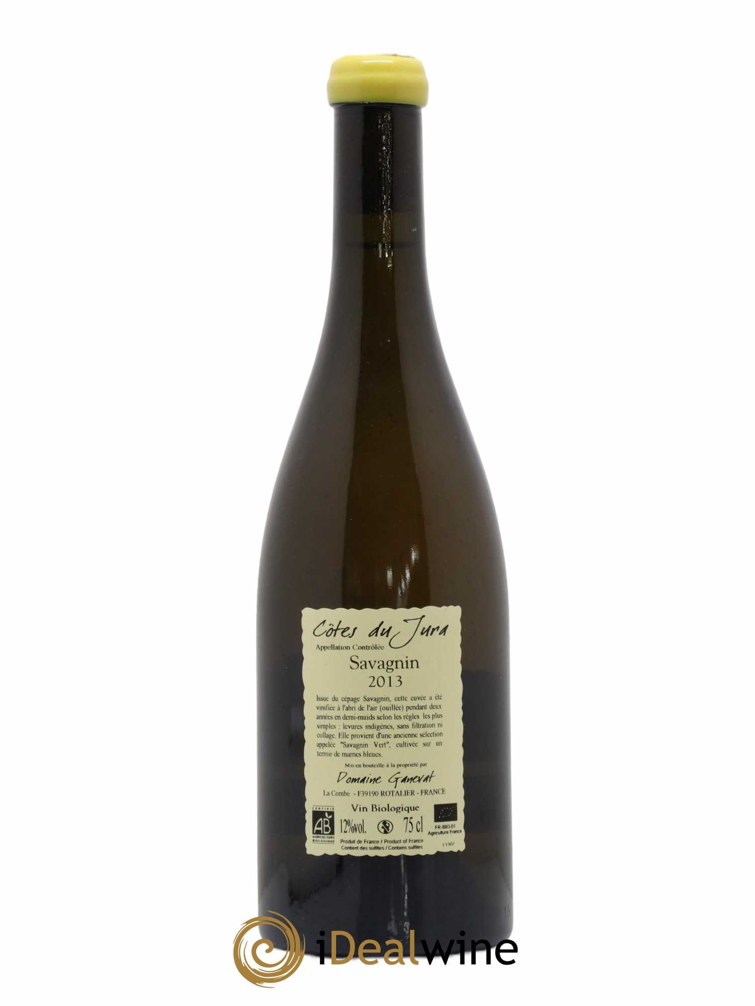 Côtes du Jura Les Chalasses Marnes Bleues Jean-François Ganevat (Domaine) 2013 - Lot de 1 bouteille - 1
