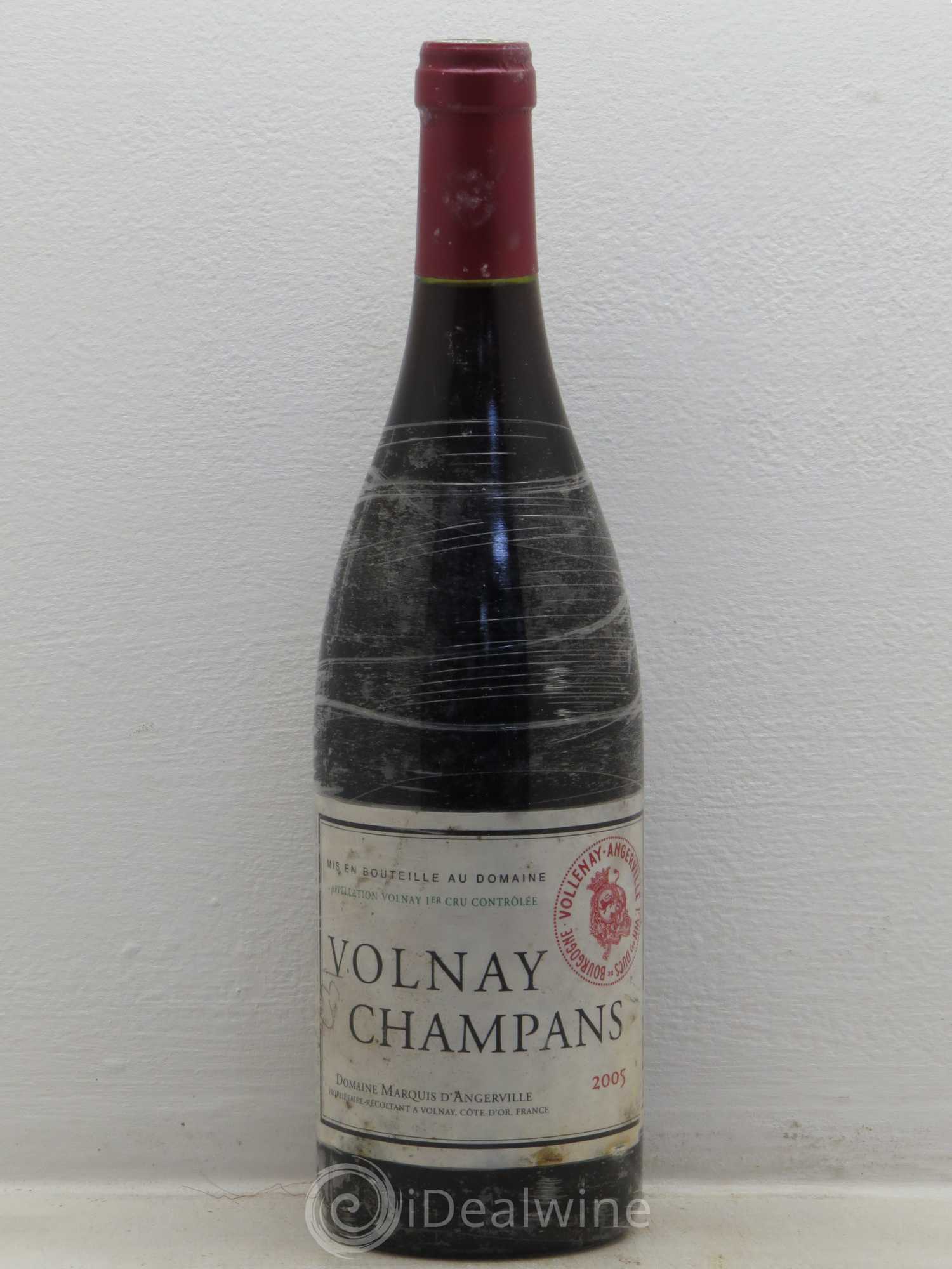 Volnay 1er Cru Champans Marquis d'Angerville (Domaine) 2005 - Lot de 1 bouteille - 0
