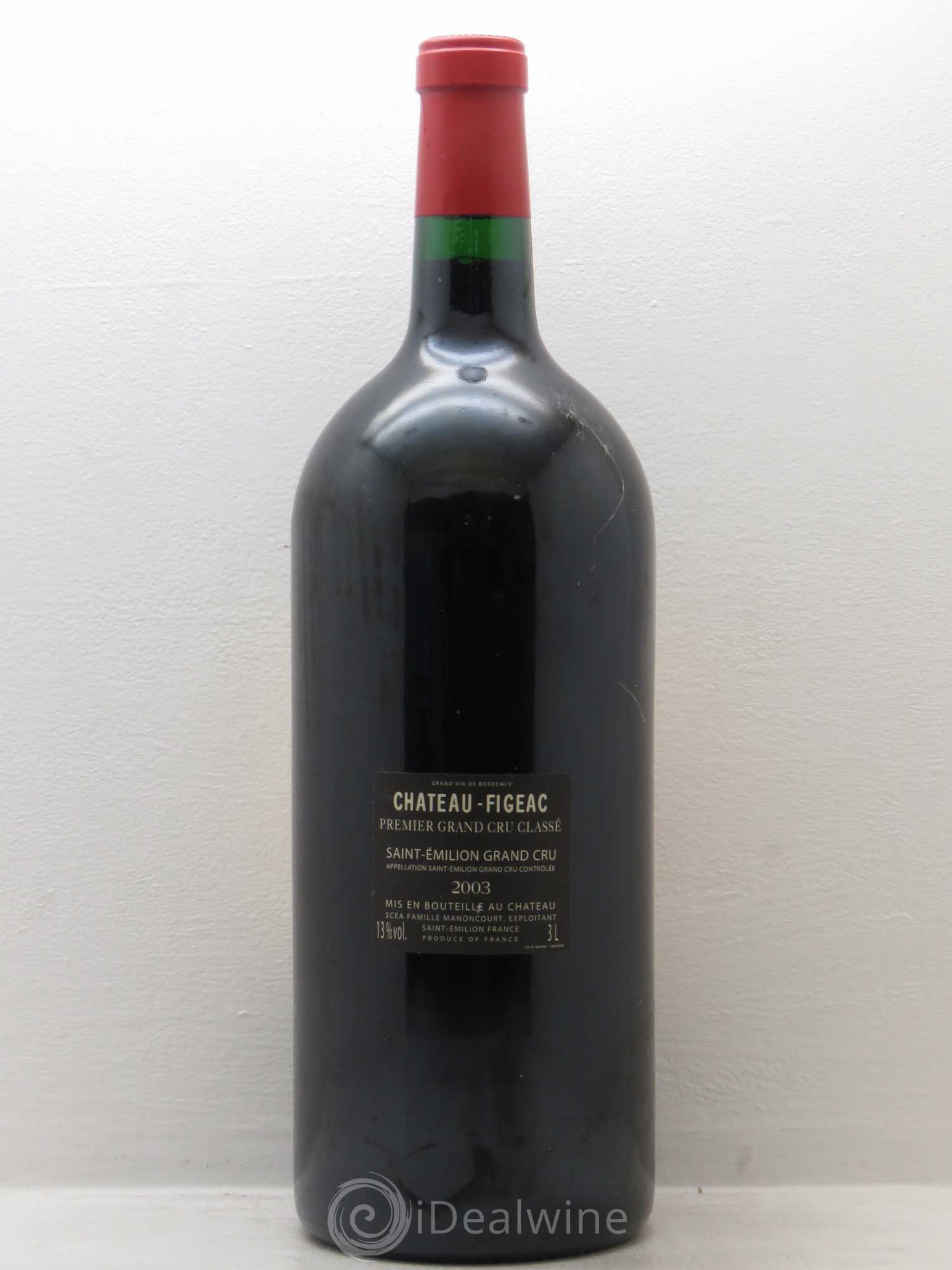 Château Figeac 1er Grand Cru Classé A 2003 - Lot de 1 double magnum - 1