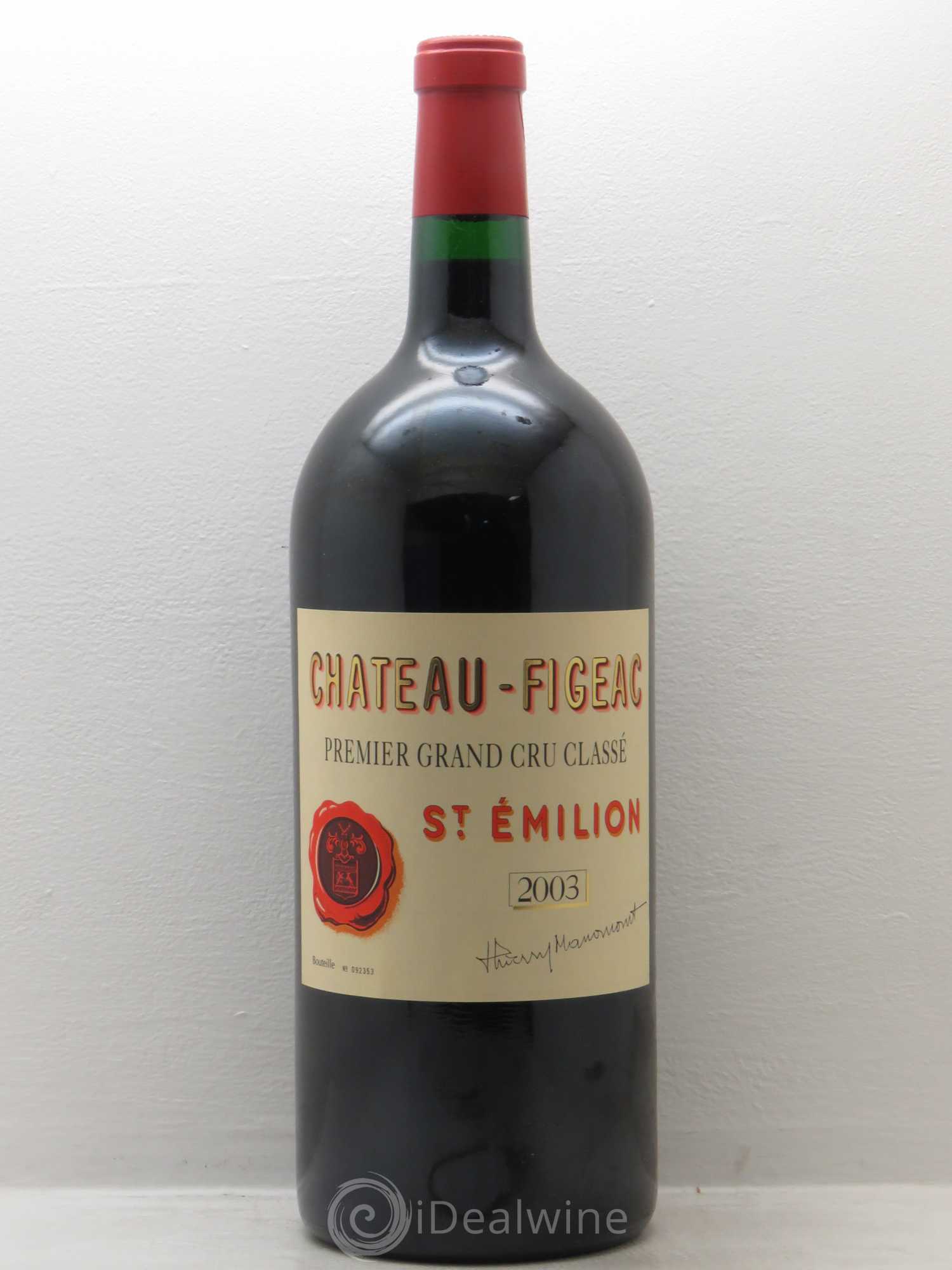 Château Figeac 1er Grand Cru Classé A 2003 - Lot de 1 double magnum - 0