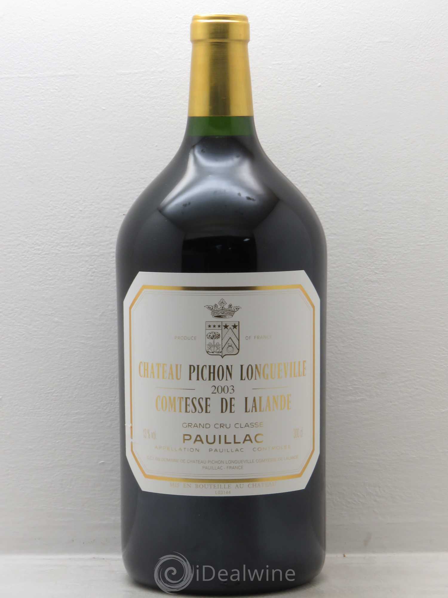 Château Pichon Longueville Comtesse de Lalande 2ème Grand Cru Classé 2003 - Lot de 1 double magnum - 0