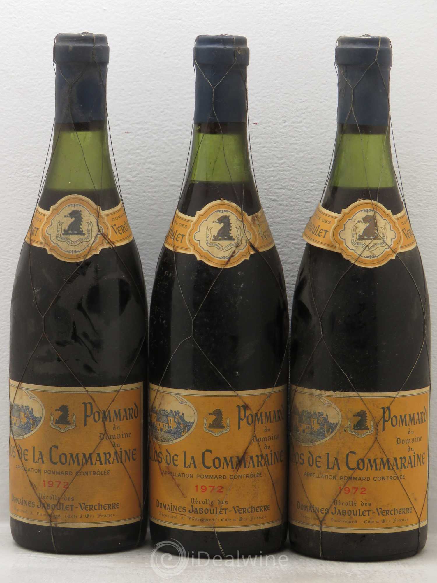 Pommard CLos de la Commaraine (sans prix de réserve) 1972 - Posten von 3 Flaschen - 0