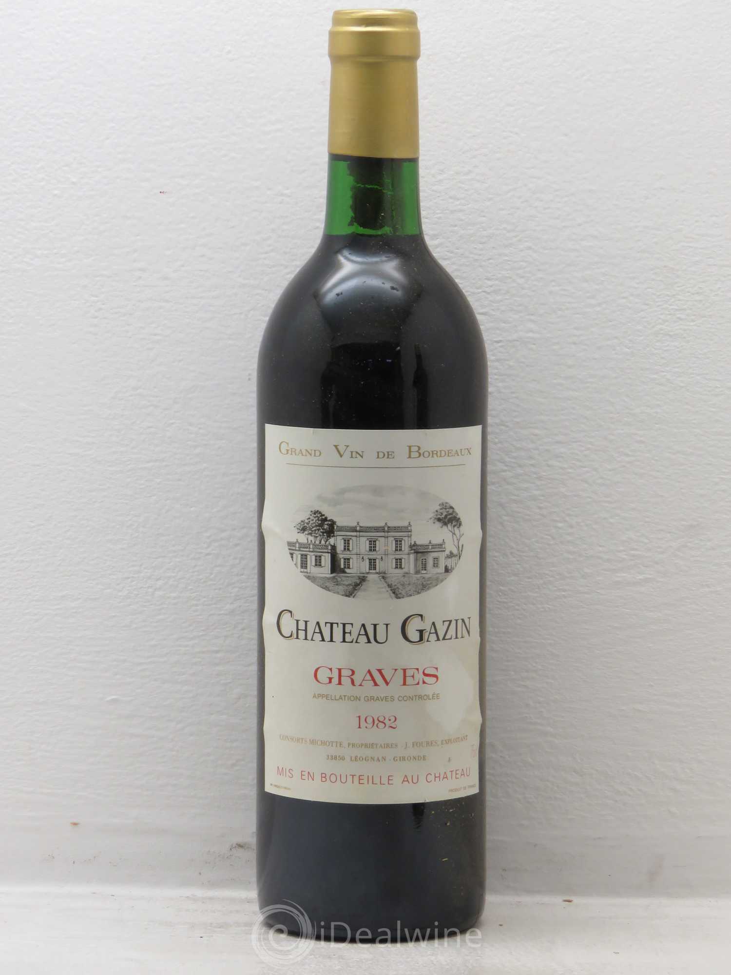 Graves Chateau Gazin (sans prix de réserve) 1982 - Posten von 6 Flaschen - 0