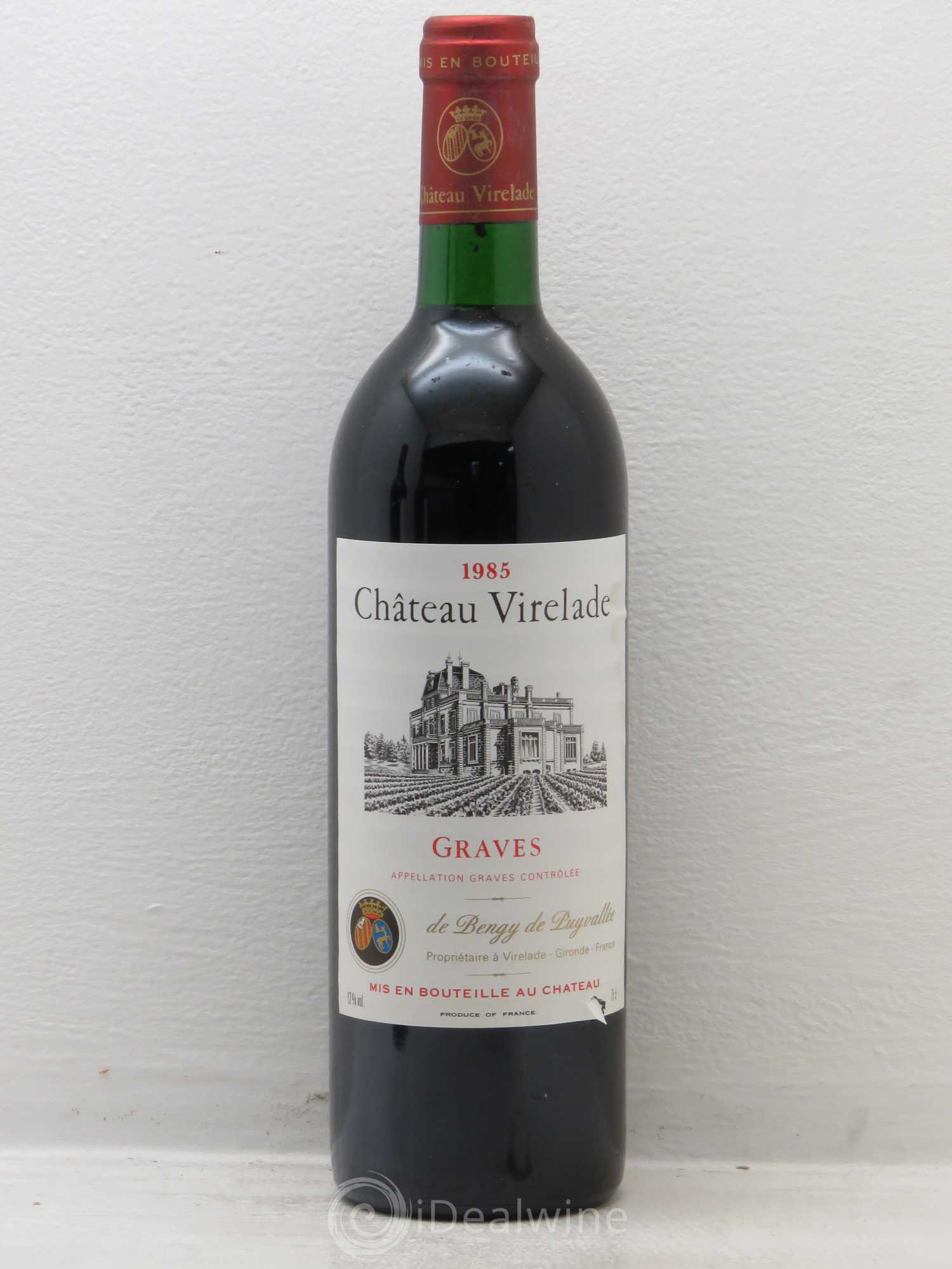 Graves Château Virelade (sans prix de réserve) 1985 - Posten von 6 Flaschen - 0