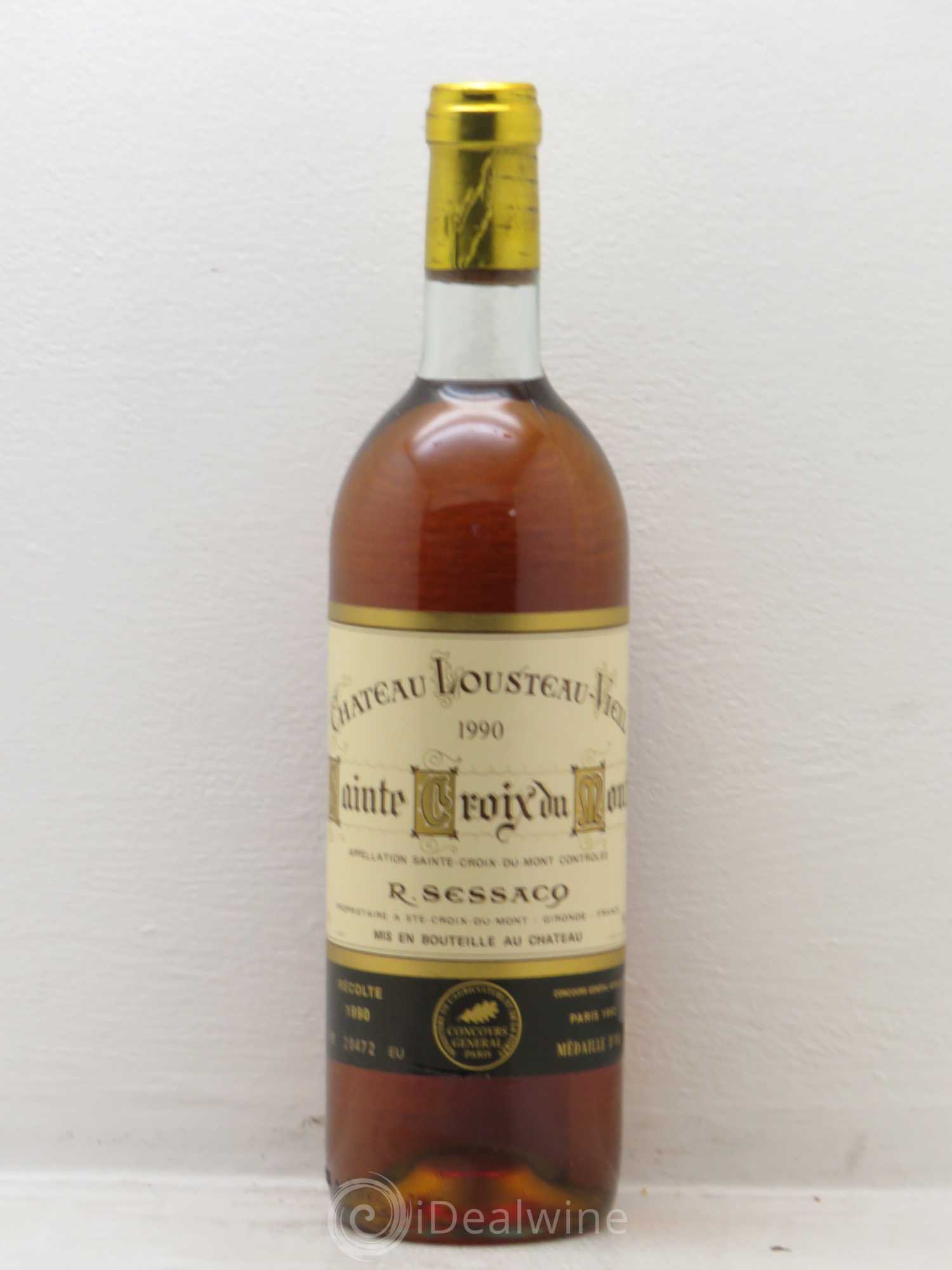 Sainte-Croix-du-Mont Château Lousteau Vieil 1990 - Lotto di 6 bottiglie - 0
