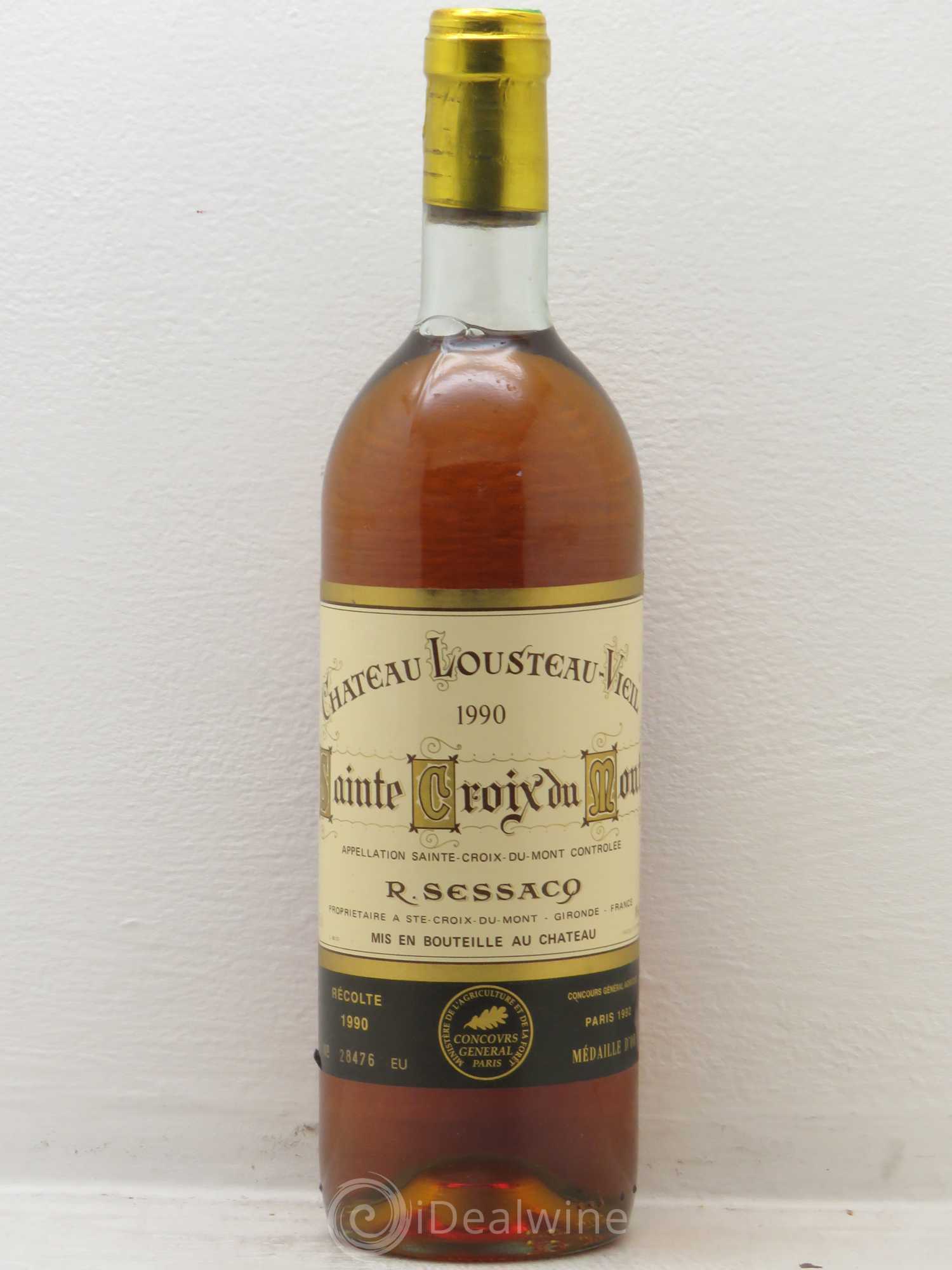 Sainte-Croix-du-Mont Château Lousteau Vieil 1990 - Lotto di 6 bottiglie - 0