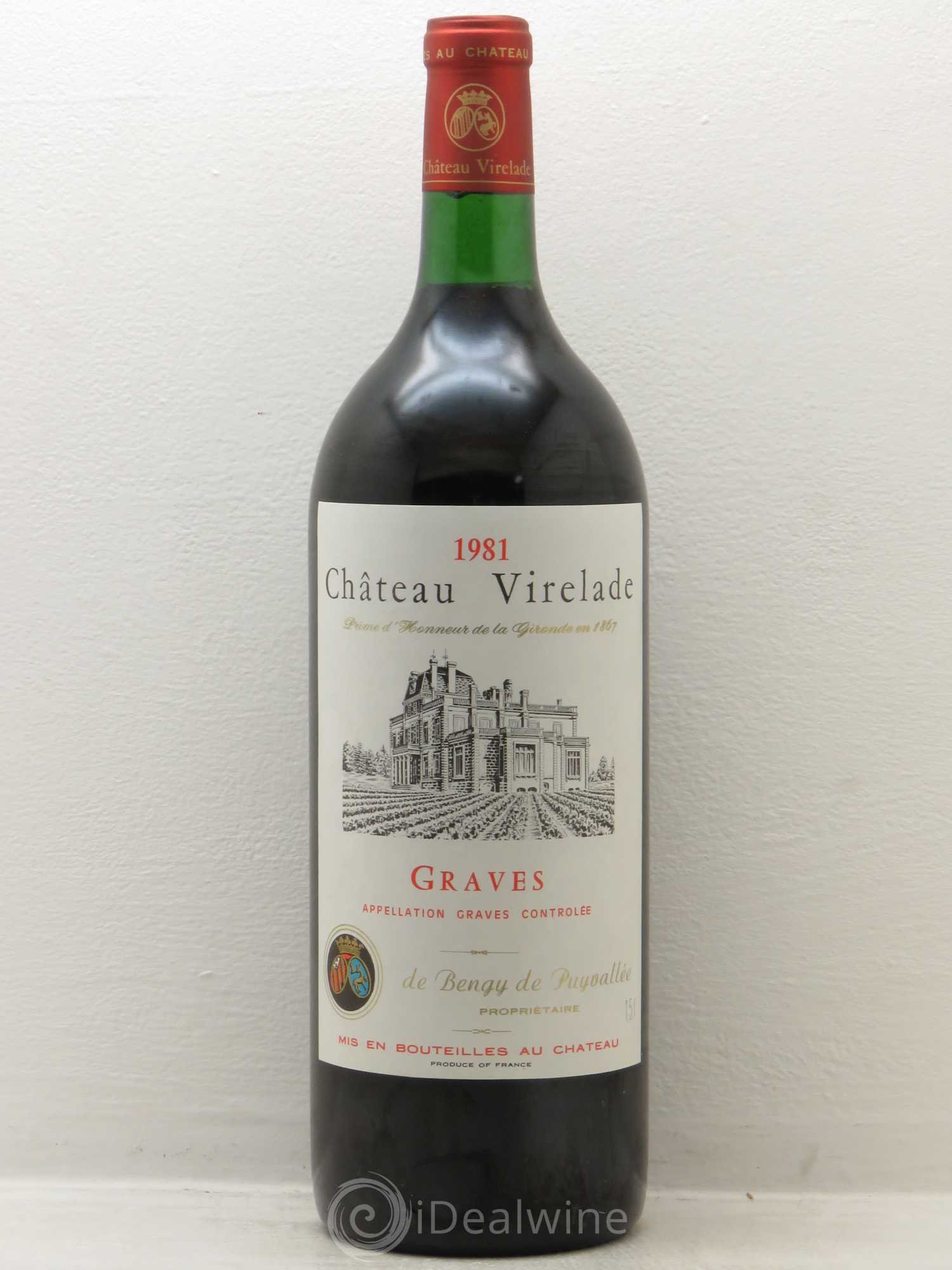 Graves Château Virelade (sans prix de réserve) 1981 - Posten von 6 Magnum - 0