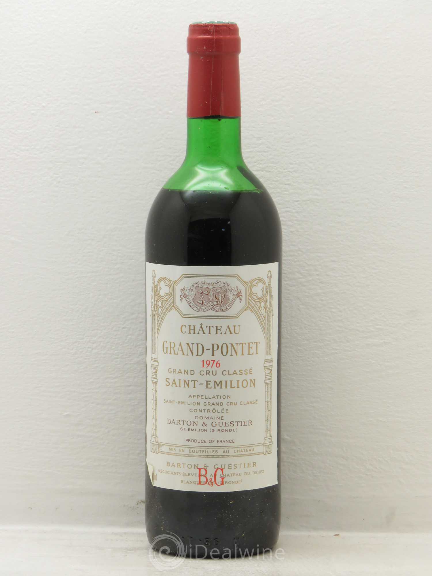 Château Grand Pontet Grand Cru Classé (sans prix de réserve) 1976 - Lot de 6 bouteilles - 0