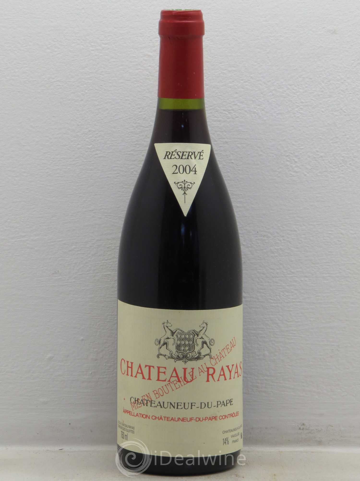 Châteauneuf-du-Pape Château Rayas Emmanuel Reynaud 2004 - Lot de 1 bouteille - 0