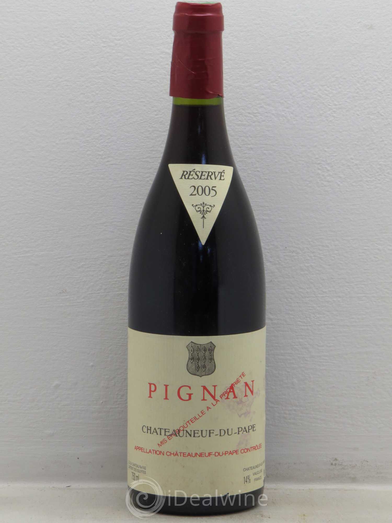Châteauneuf-du-Pape Pignan Emmanuel Reynaud 2005 - Lot de 1 bouteille - 0