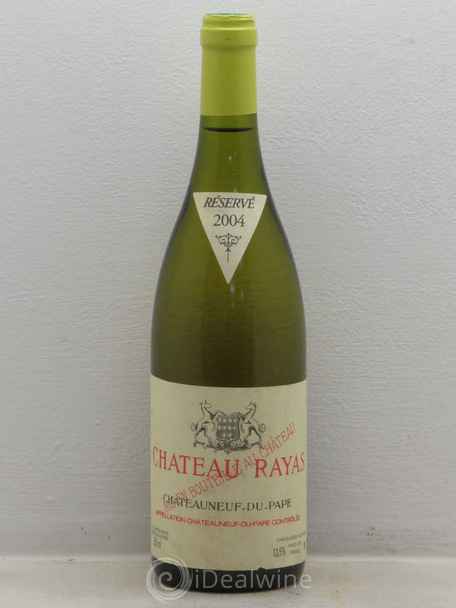 Châteauneuf-du-Pape Château Rayas Emmanuel Reynaud 2004 - Lot de 1 bouteille - 0