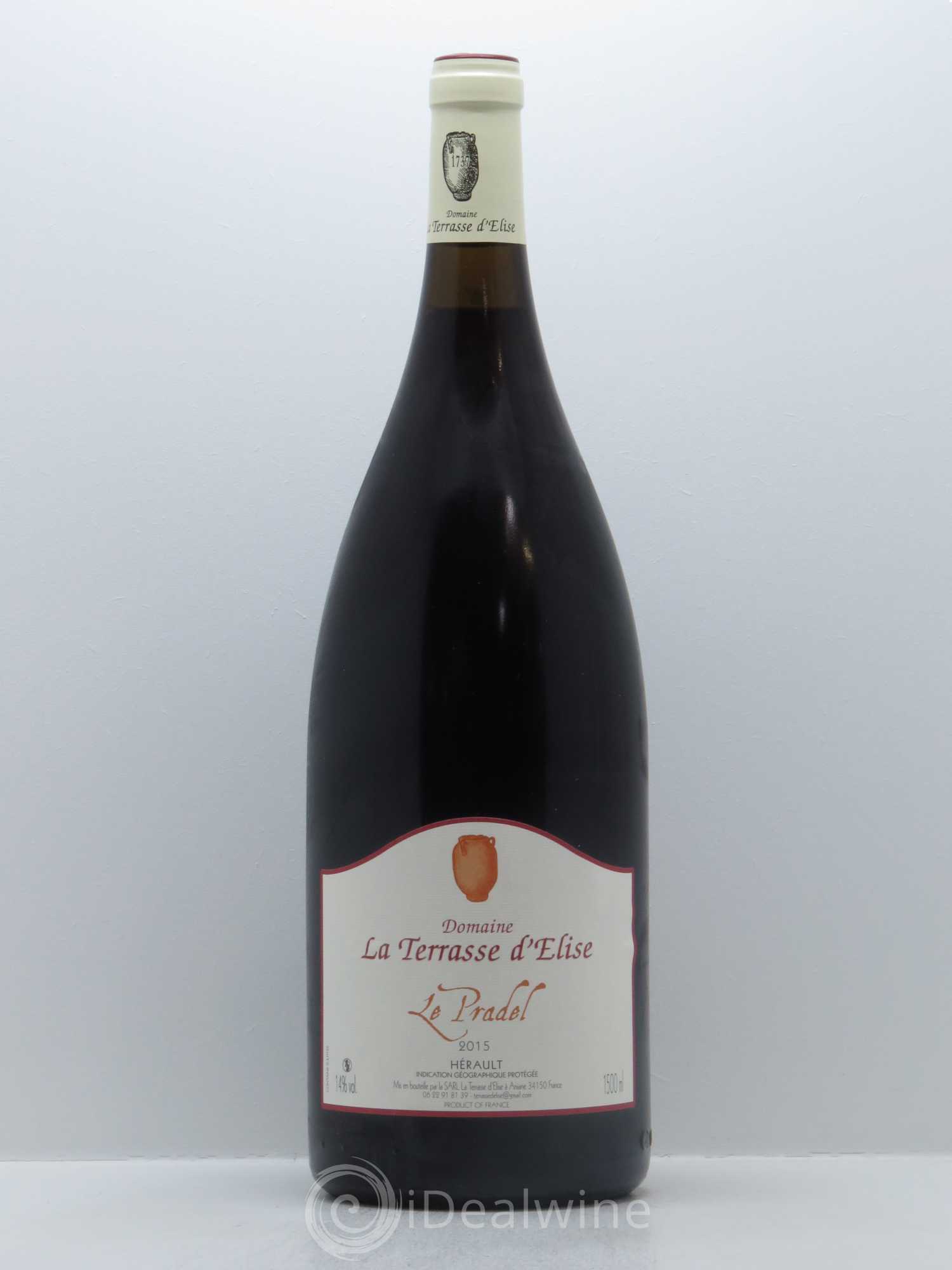 Pays d'Hérault Le Pradel Terrasse d'Elise (Domaine de la) 2015 - Lot de 1 magnum - 0