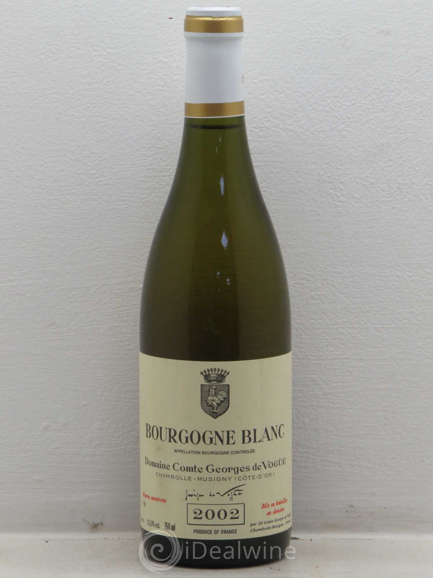 Bourgogne Domaine Comte George de Vogue (jeunes vignes du Musigny blanc) 2002 - Posten von 1 Flasche - 0