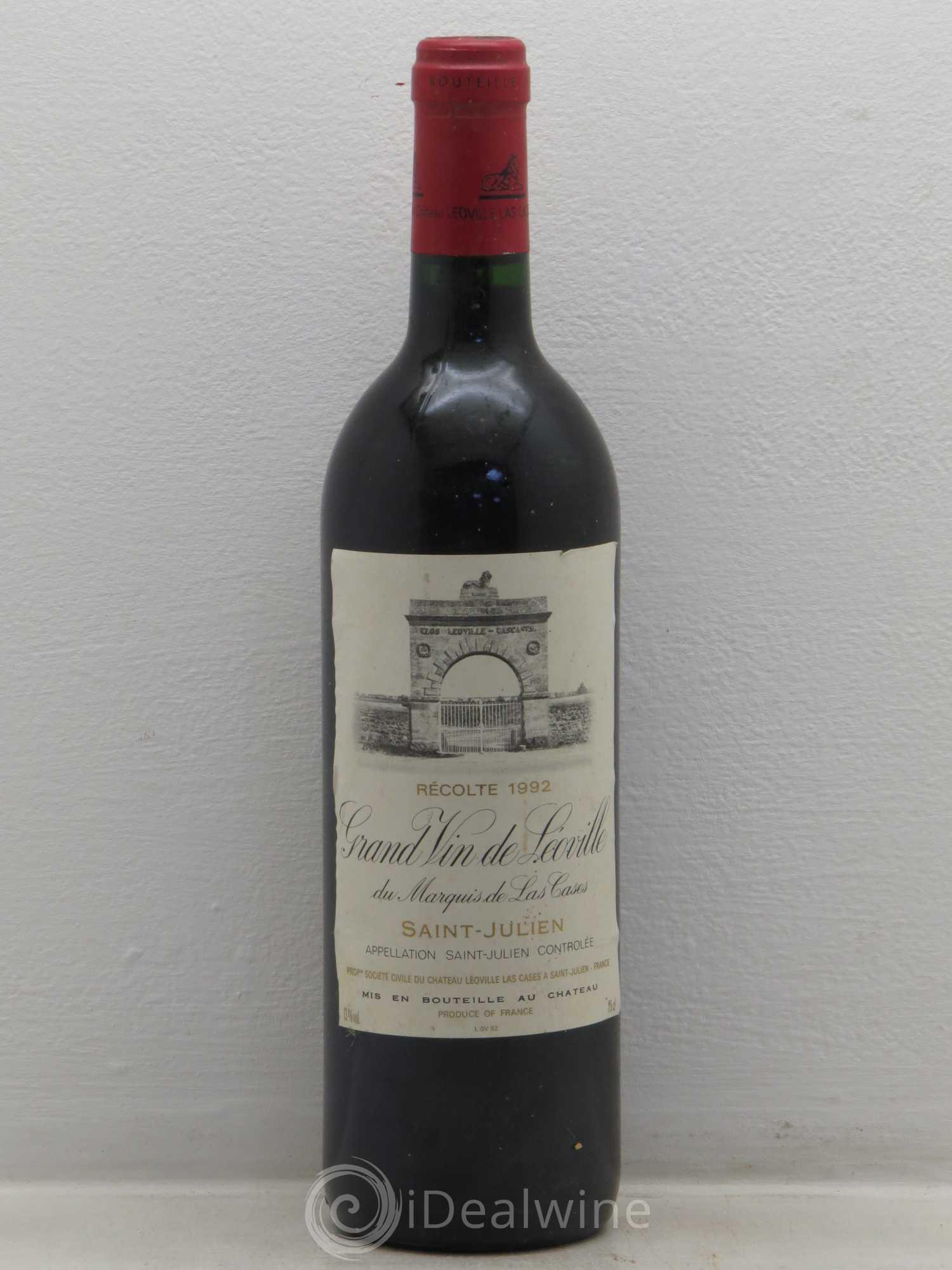 Château Léoville Las Cases 2ème Grand Cru Classé 1992 - Lot de 1 bouteille - 0
