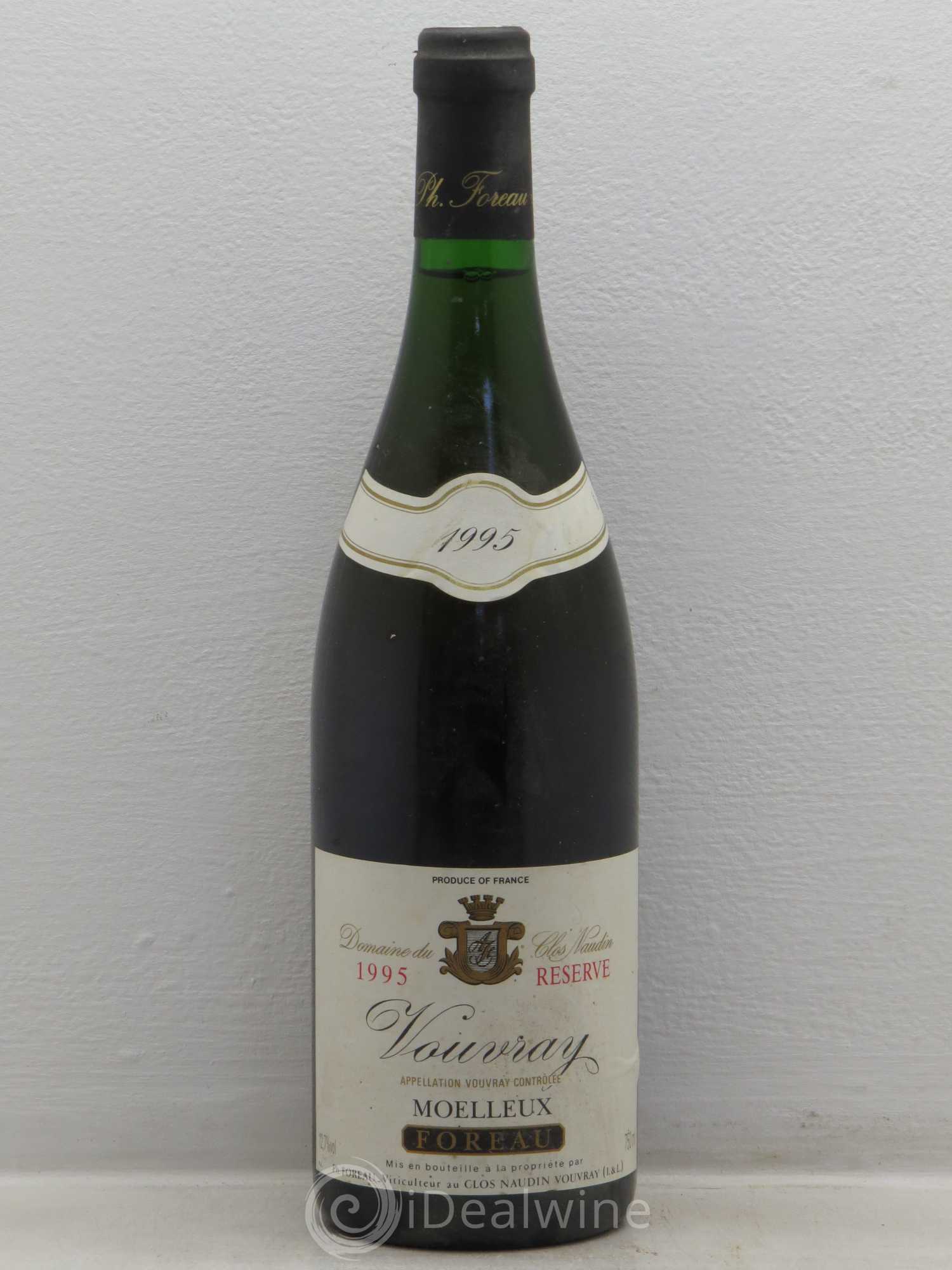 Vouvray Moelleux Réserve Clos Naudin - Philippe Foreau 1995 - Lotto di 1 bottiglia - 0
