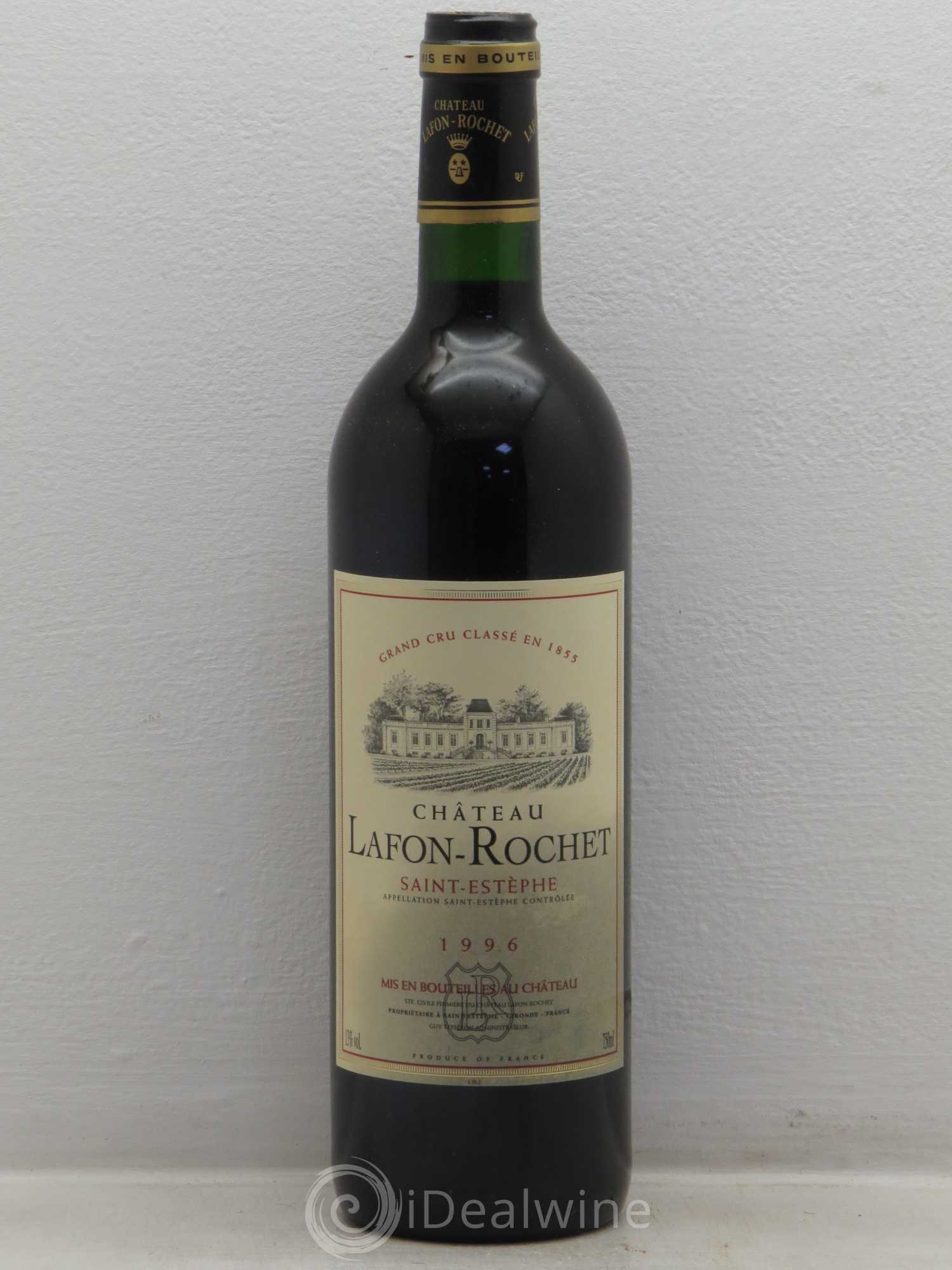 Château Lafon Rochet 4ème Grand Cru Classé 1996 - Lot de 12 bouteilles - 0