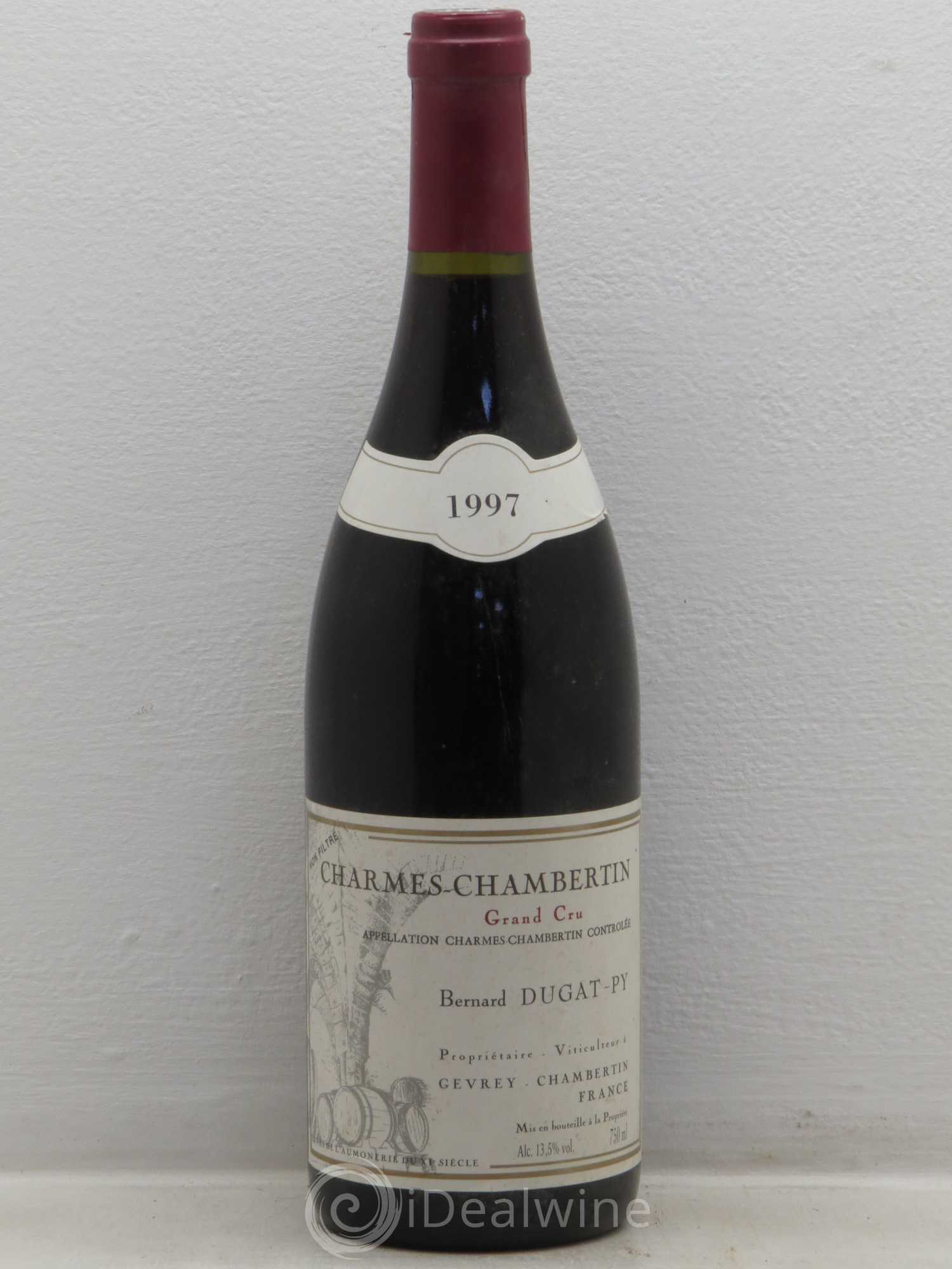 Charmes-Chambertin Grand Cru Dugat-Py 1997 - Lot de 1 bouteille - 0