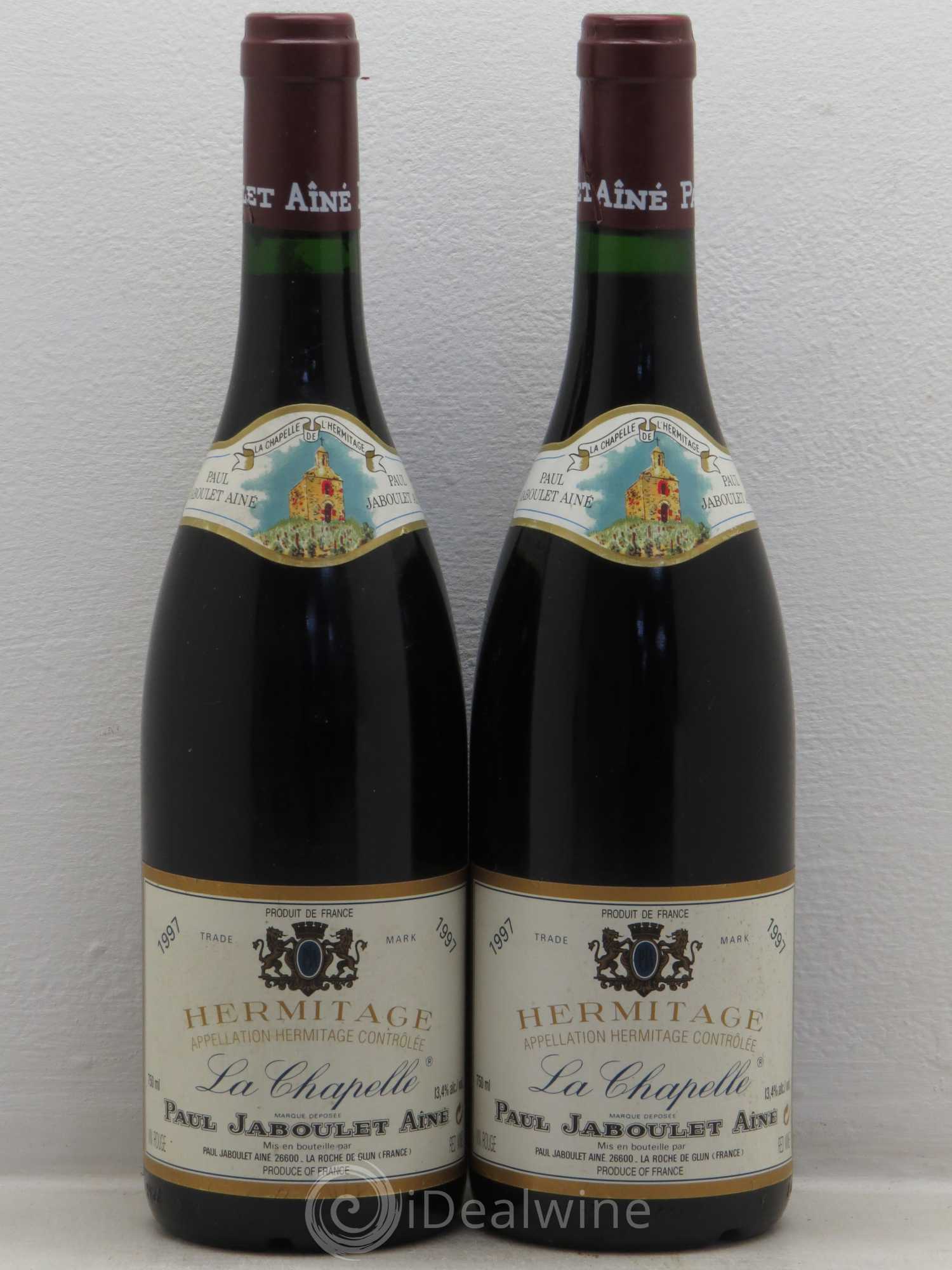 Hermitage La Chapelle Paul Jaboulet Ainé 1997 - Lot de 2 bouteilles - 0