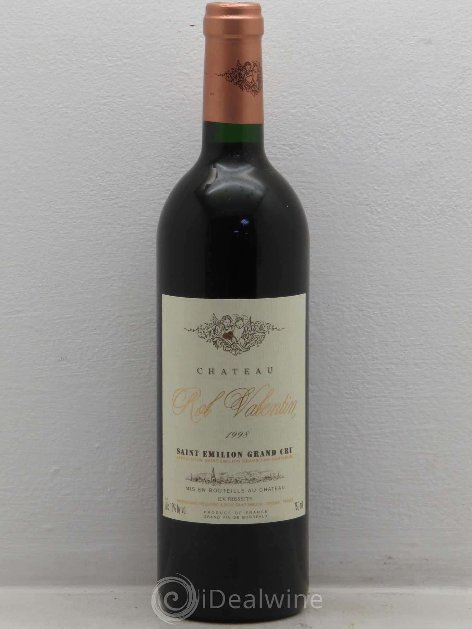 Château Rol Valentin Grand Cru Classé 1998 - Lot de 12 bouteilles - 0