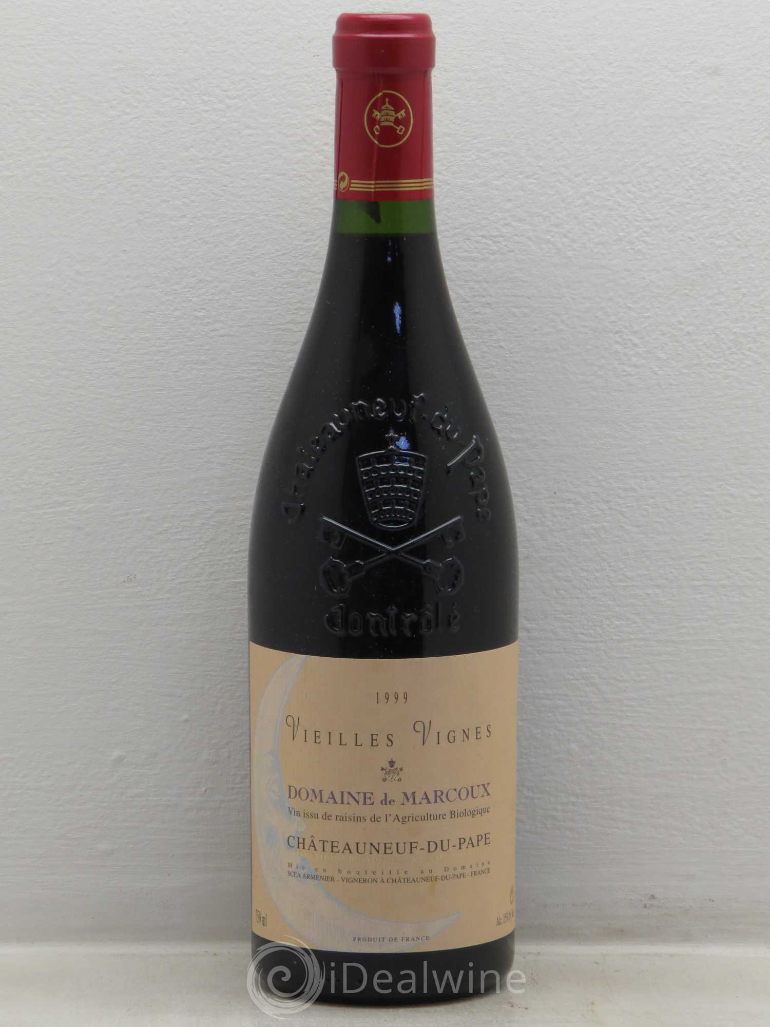 Châteauneuf-du-Pape Vieilles Vignes Marcoux (Domaine de) 1999 - Lot de 6 bouteilles - 0