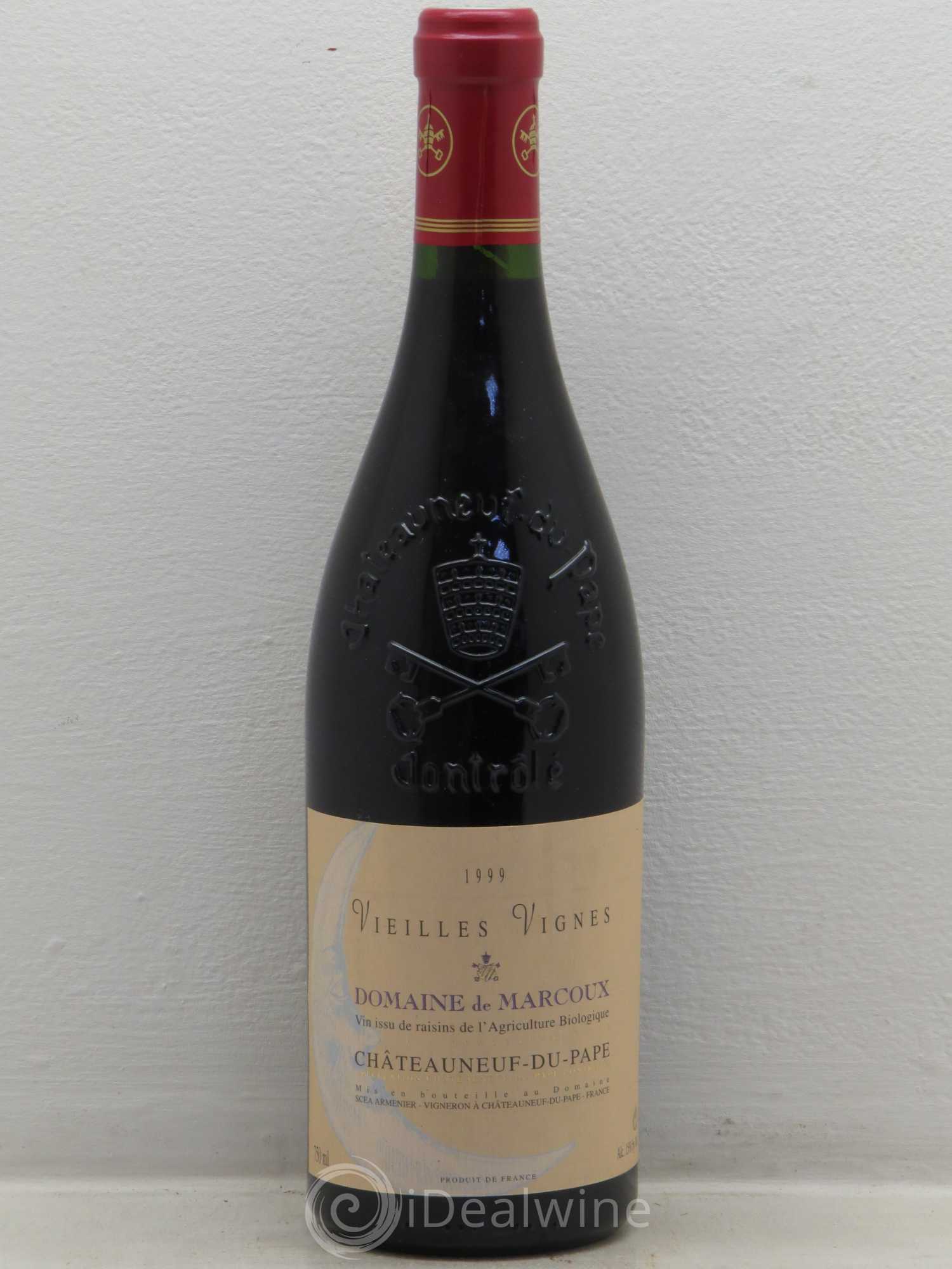 Châteauneuf-du-Pape Vieilles Vignes Marcoux (Domaine de) 1999 - Lot de 6 bouteilles - 0