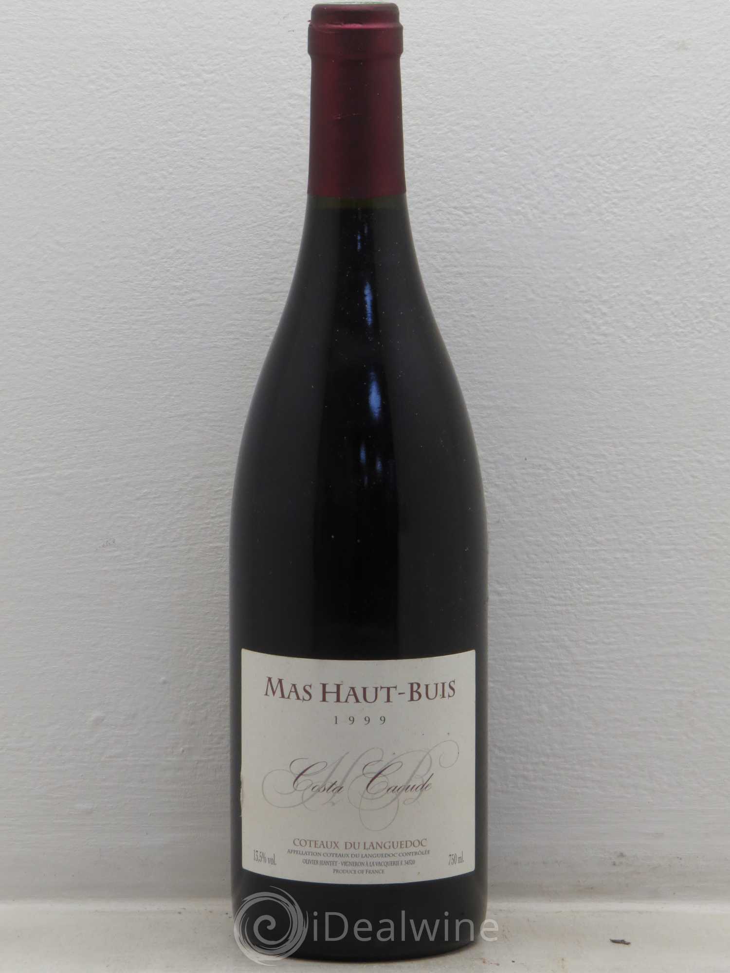 Terrasses du Larzac Costa Caoude Domaine Mas Haut Buis 1999 - Lot de 6 bouteilles - 0