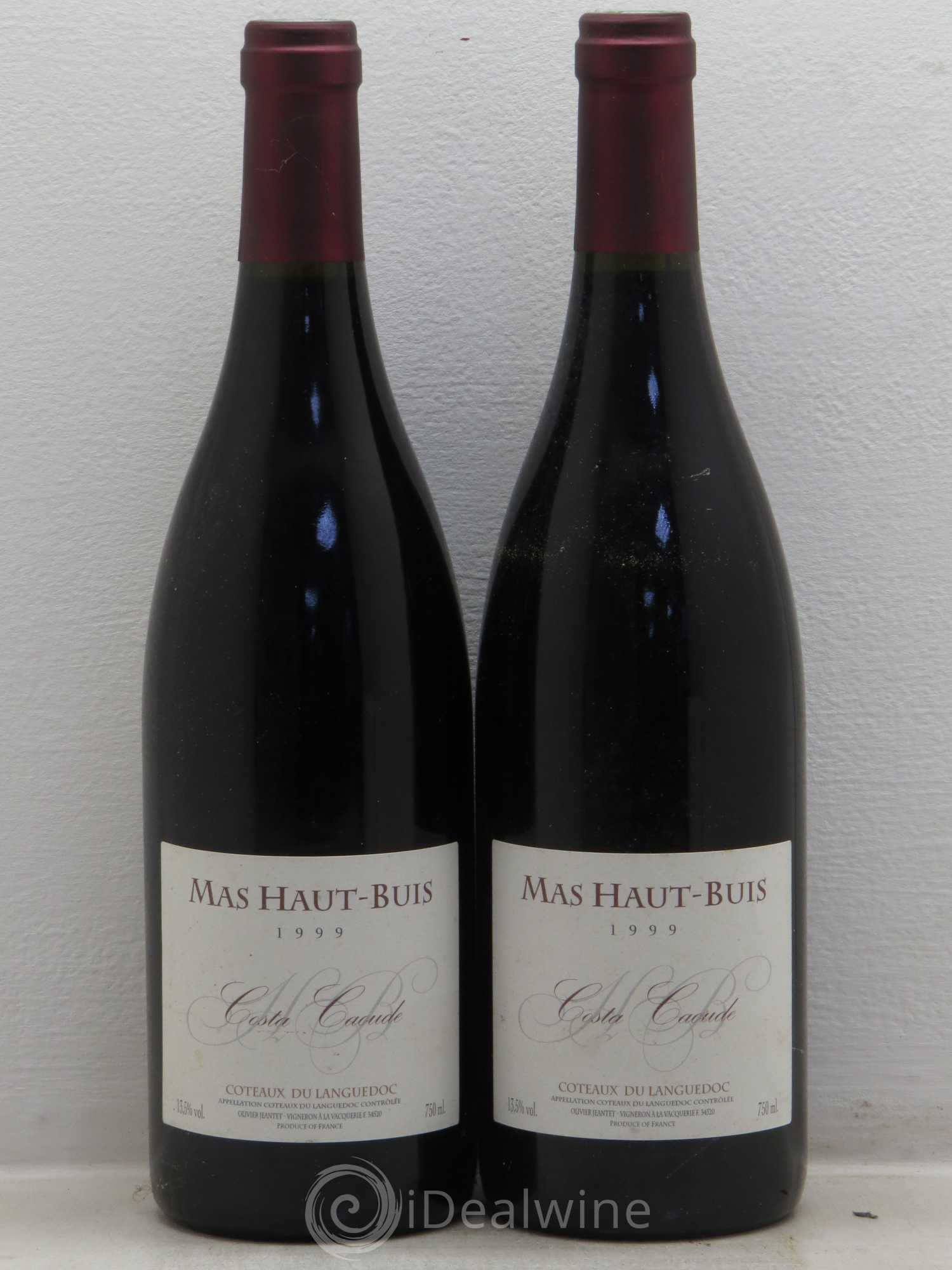 Terrasses du Larzac Costa Caoude Domaine Mas Haut Buis 1999 - Lot de 2 bouteilles - 0
