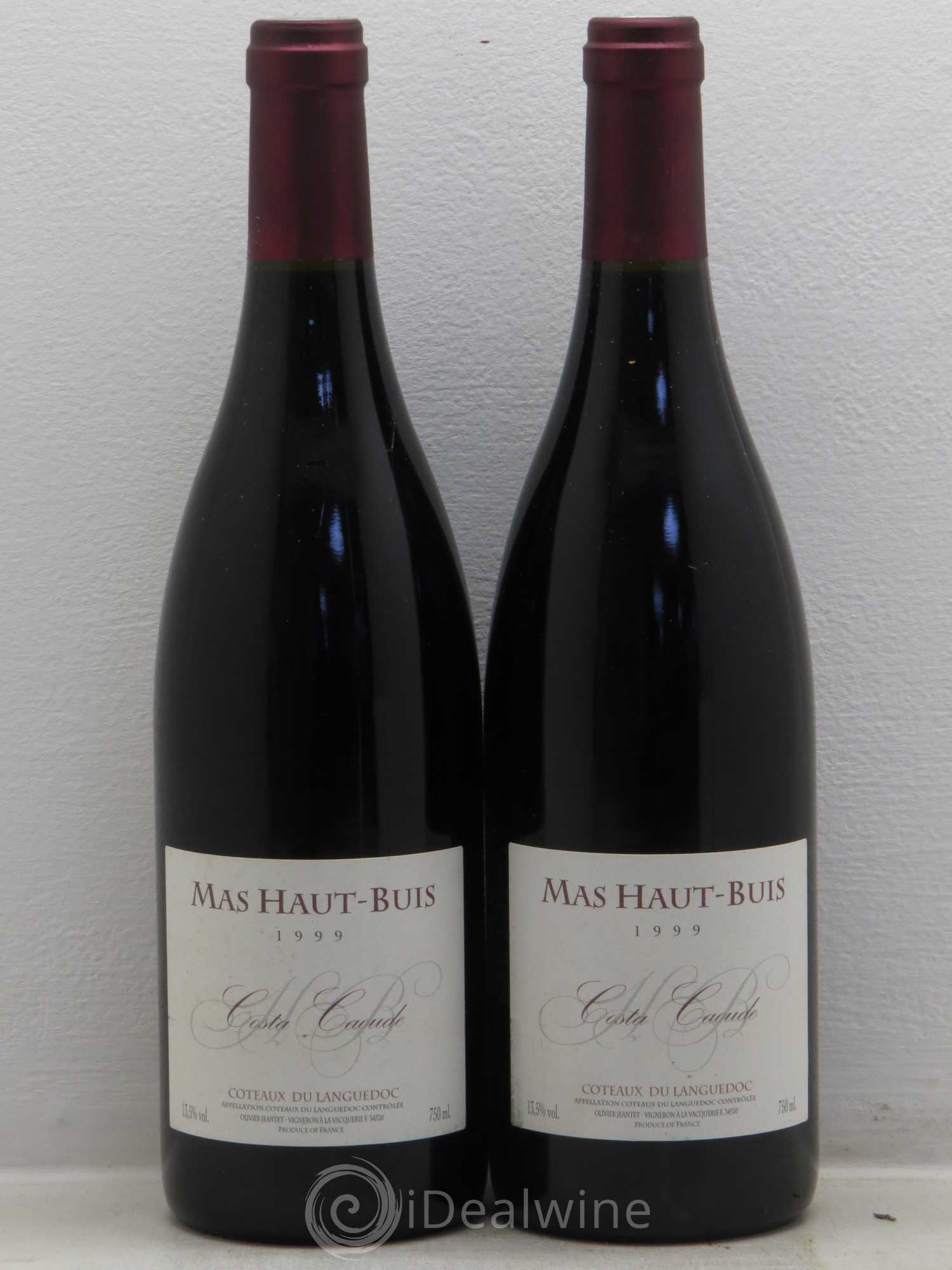 Terrasses du Larzac Costa Caoude Domaine Mas Haut Buis 1999 - Lot de 2 bouteilles - 0