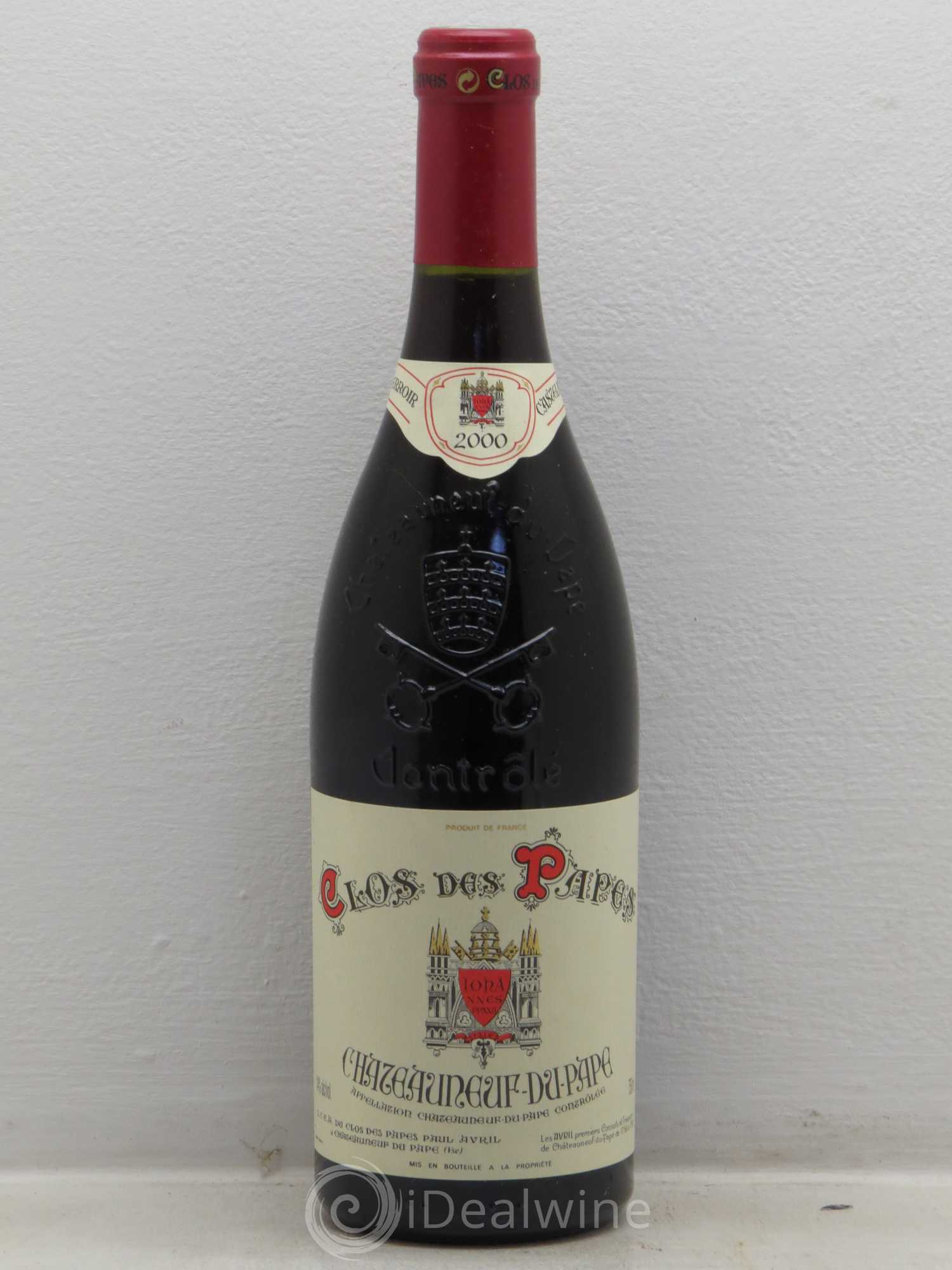 Châteauneuf-du-Pape Clos des Papes - Paul Avril 2000 - Lot de 1 bouteille - 0