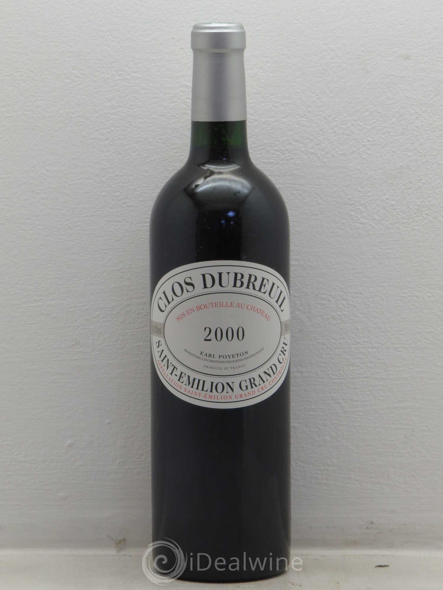 Clos Dubreuil Grand Cru Classé 2000 - Lot de 6 bouteilles - 0