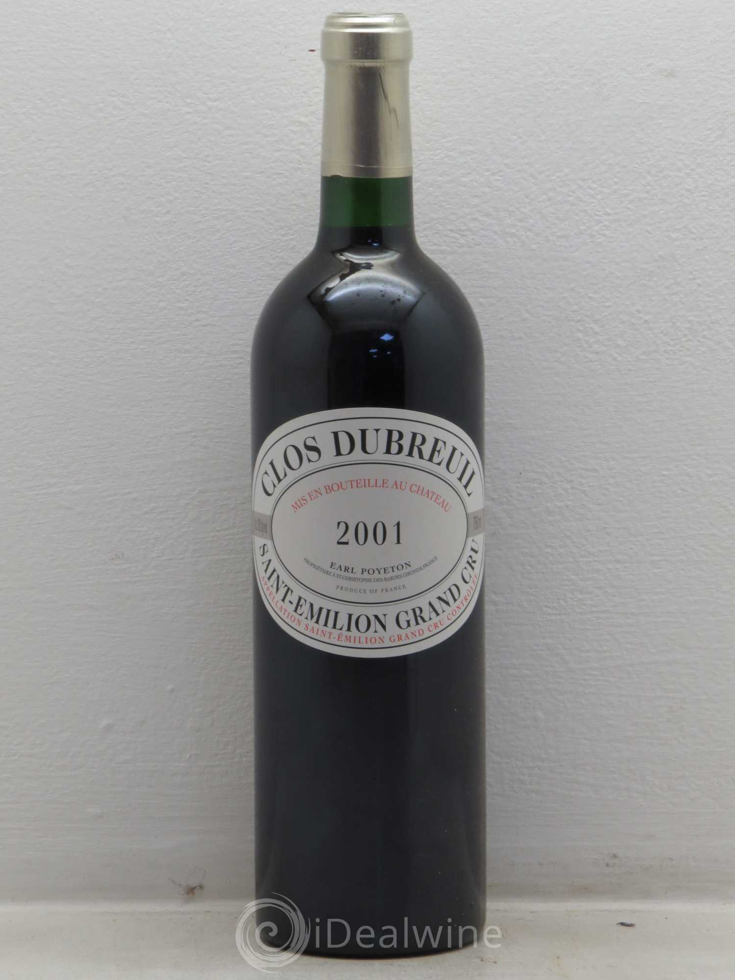 Clos Dubreuil Grand Cru Classé 2001 - Lot de 6 bouteilles - 0