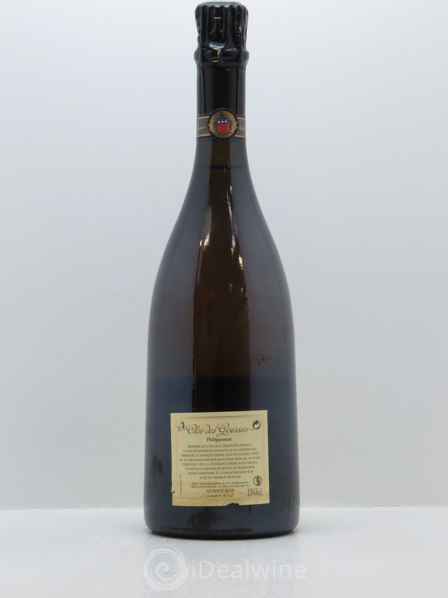 Clos des Goisses Philipponnat 2000 - Lot de 1 bouteille - 1