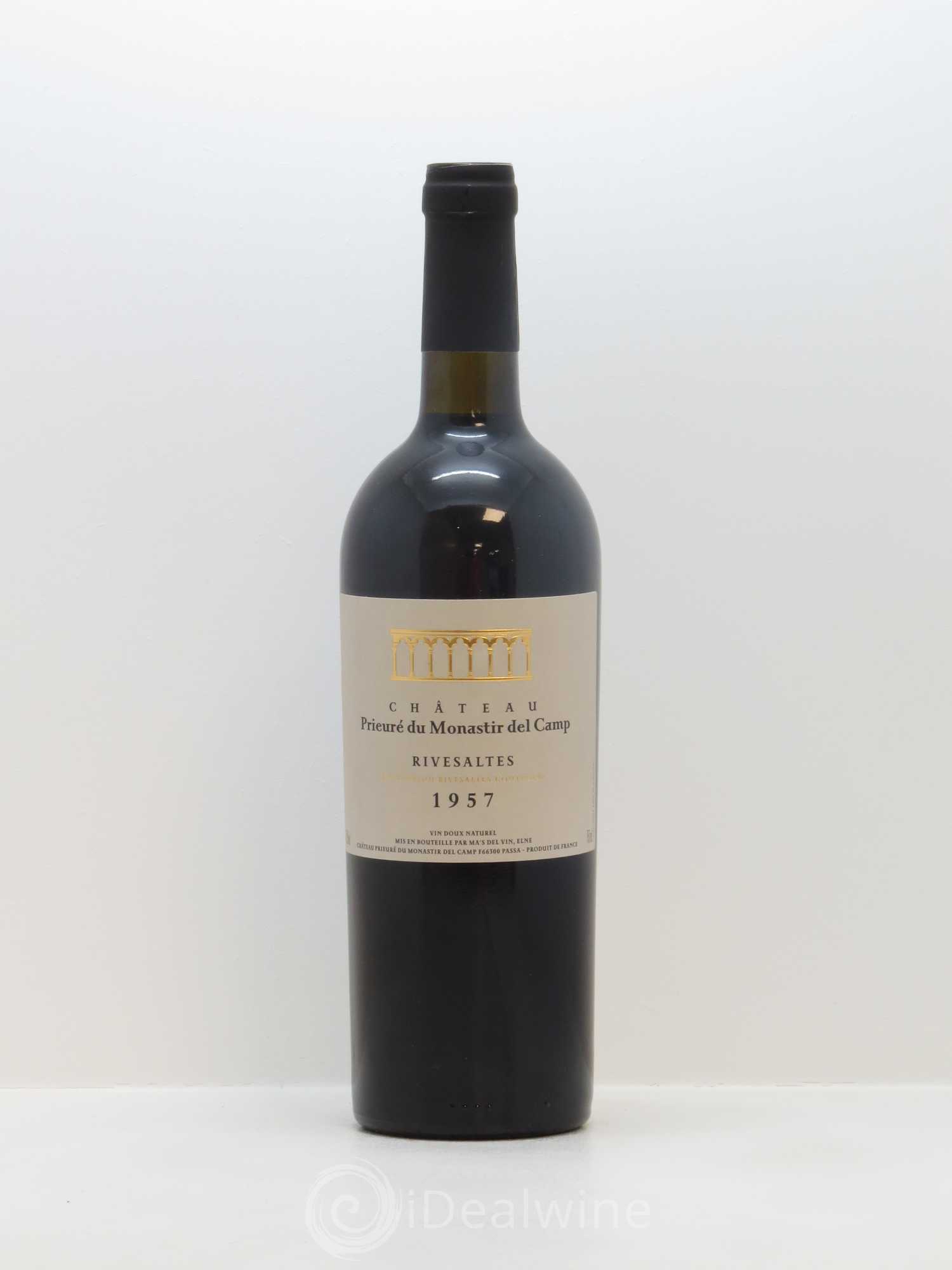 Rivesaltes Château Prieuré du Monastir del Camp 1957 - Lot de 1 bouteille - 0
