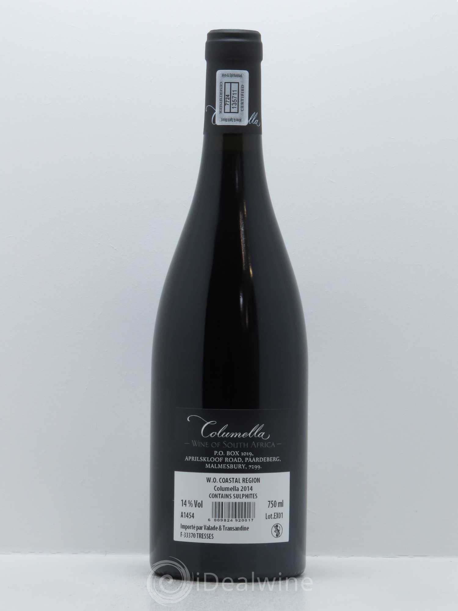 Swartland The Sadie Family Columella 2014 - Lot de 1 bouteille - 1