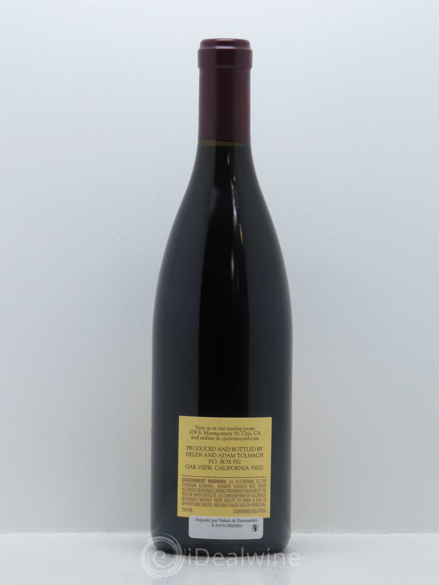 Santa Maria Ojai (Domaine) Pinot noir Bien Nacido 2012 - Lot de 1 bouteille - 1