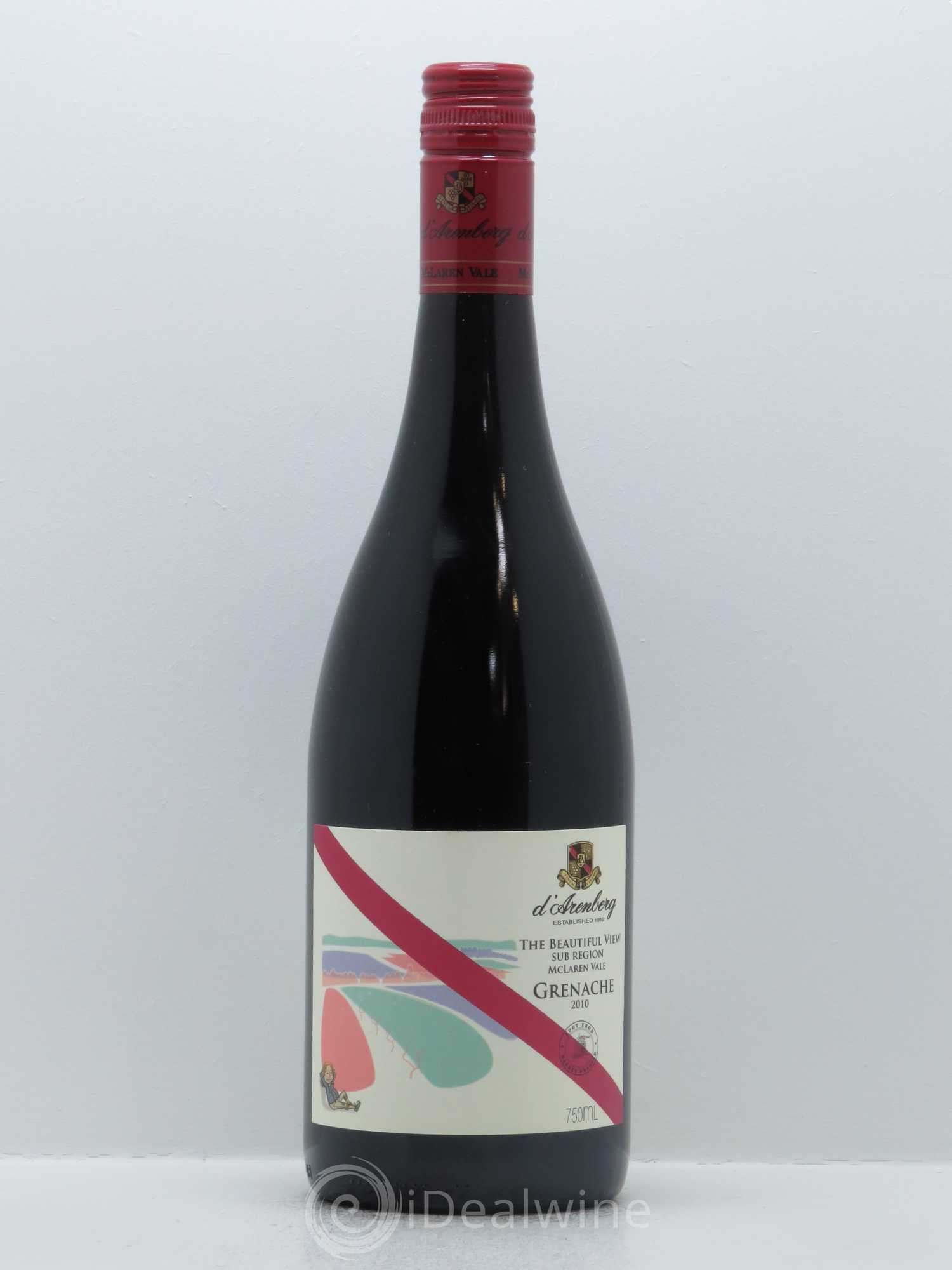 McLaren Vale d'Arenberg Beautiful View Grenache 2010 - Lot de 1 bouteille - 0