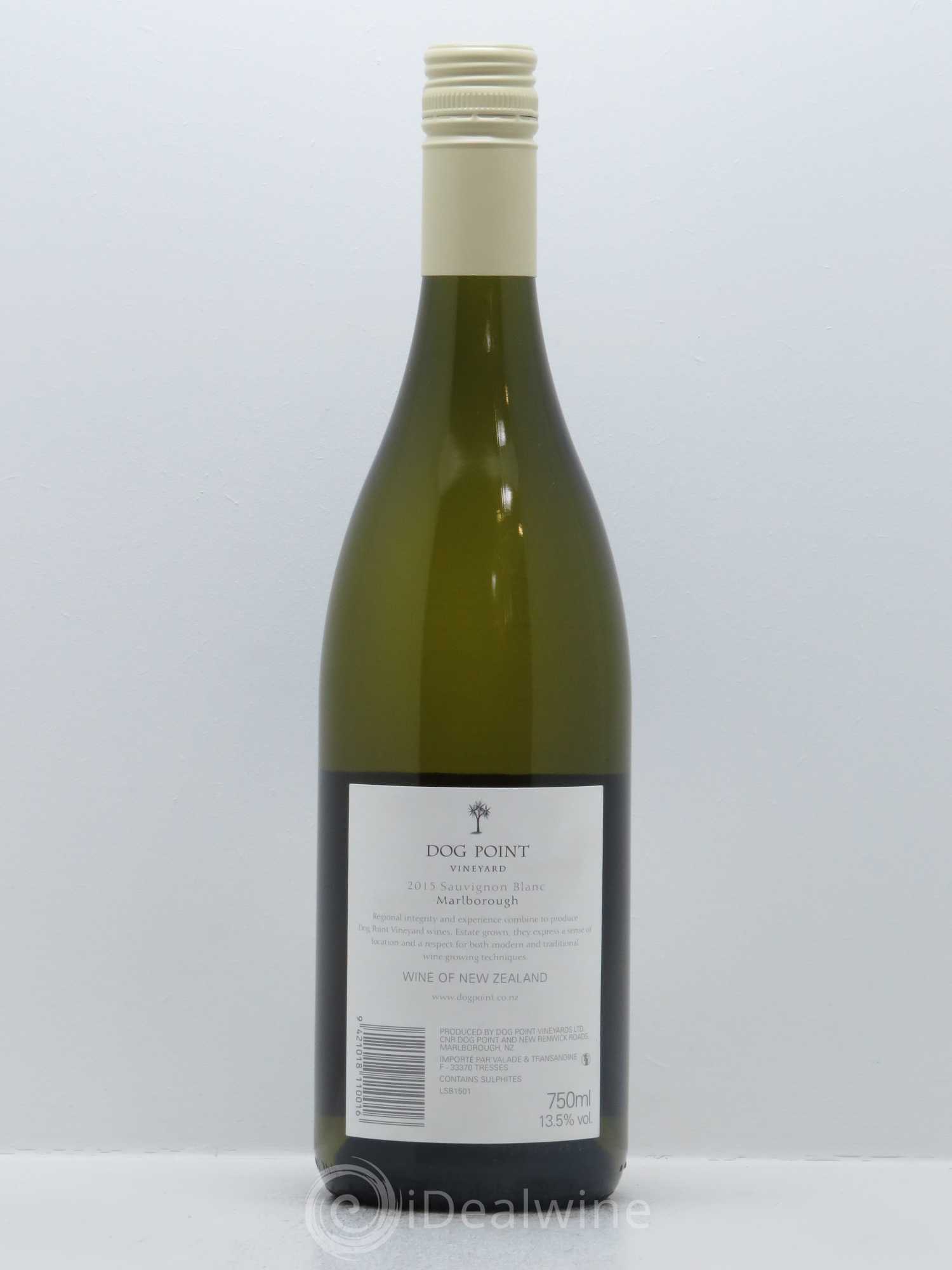 Marlborough Dog Point Sauvignon Blanc 2015 - Lot de 1 bouteille - 1