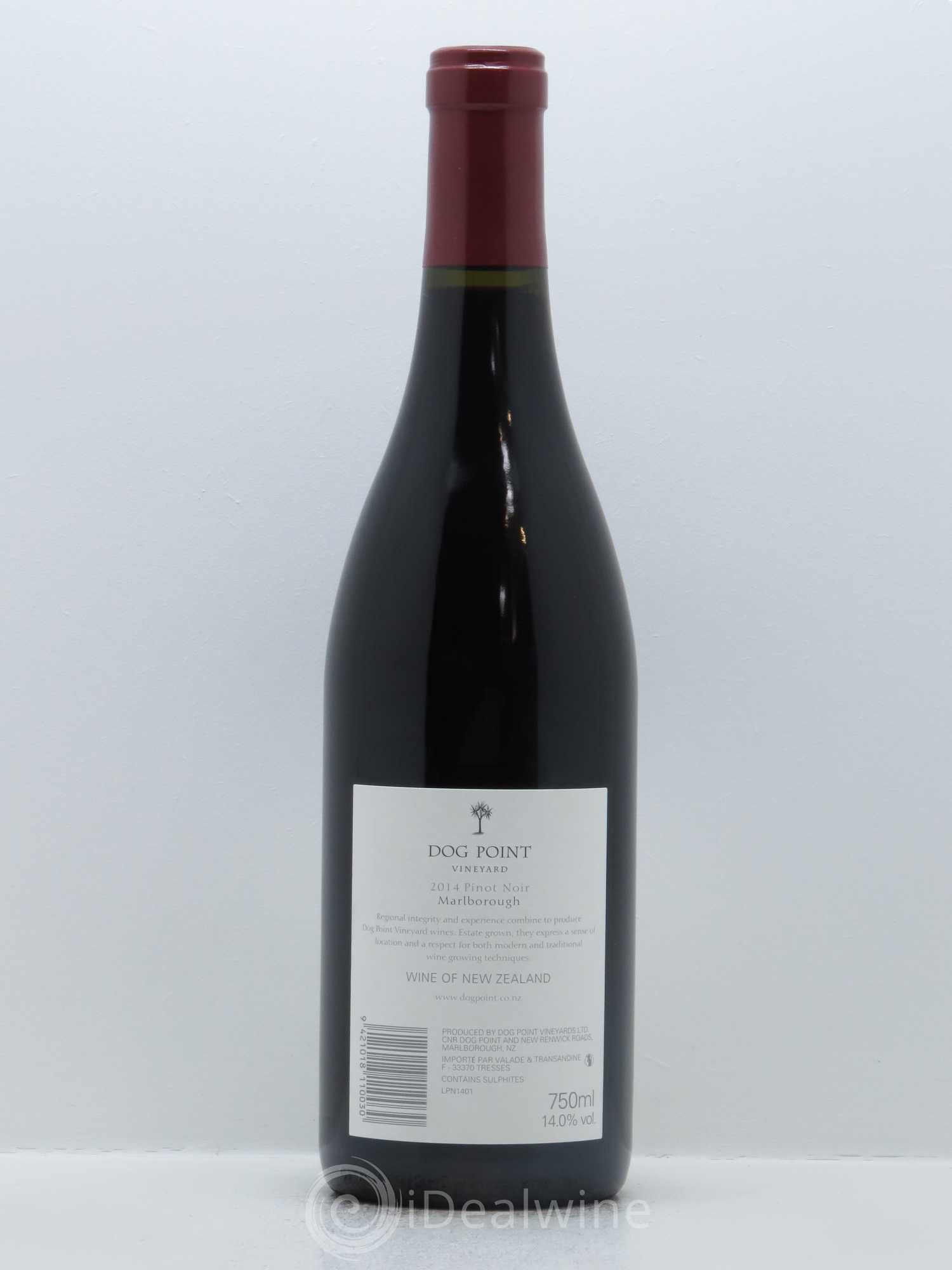 Marlborough Dog Point Pinot Noir 2014 - Lot de 1 bouteille - 1