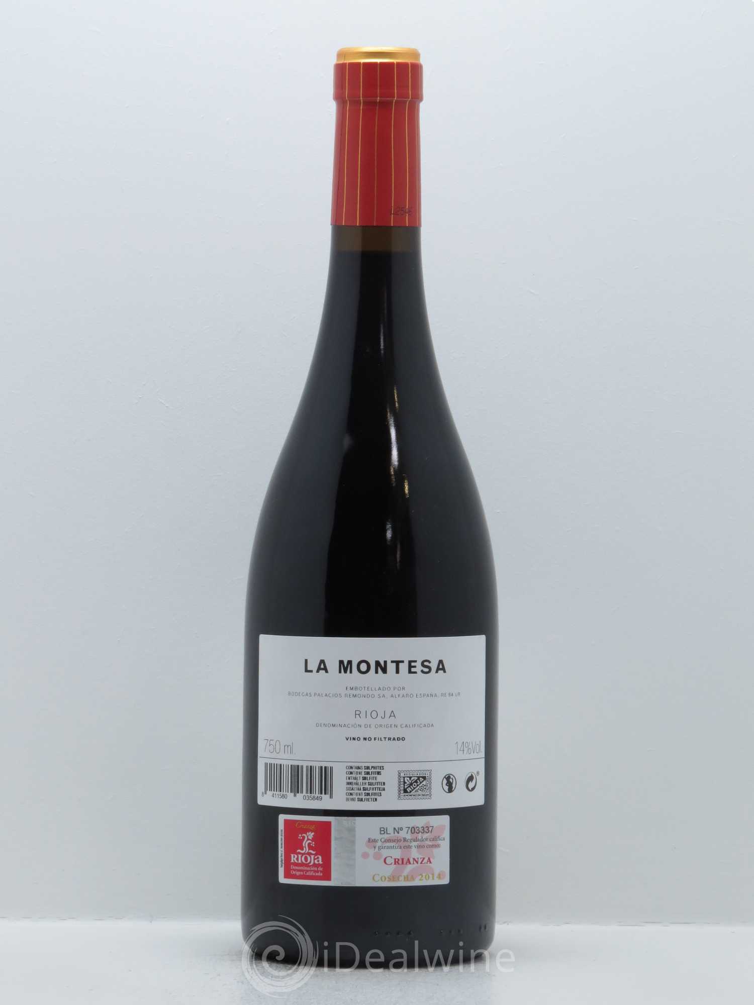 Rioja Palacios Remondo La Montesa 2014 - Lot de 1 bouteille - 1