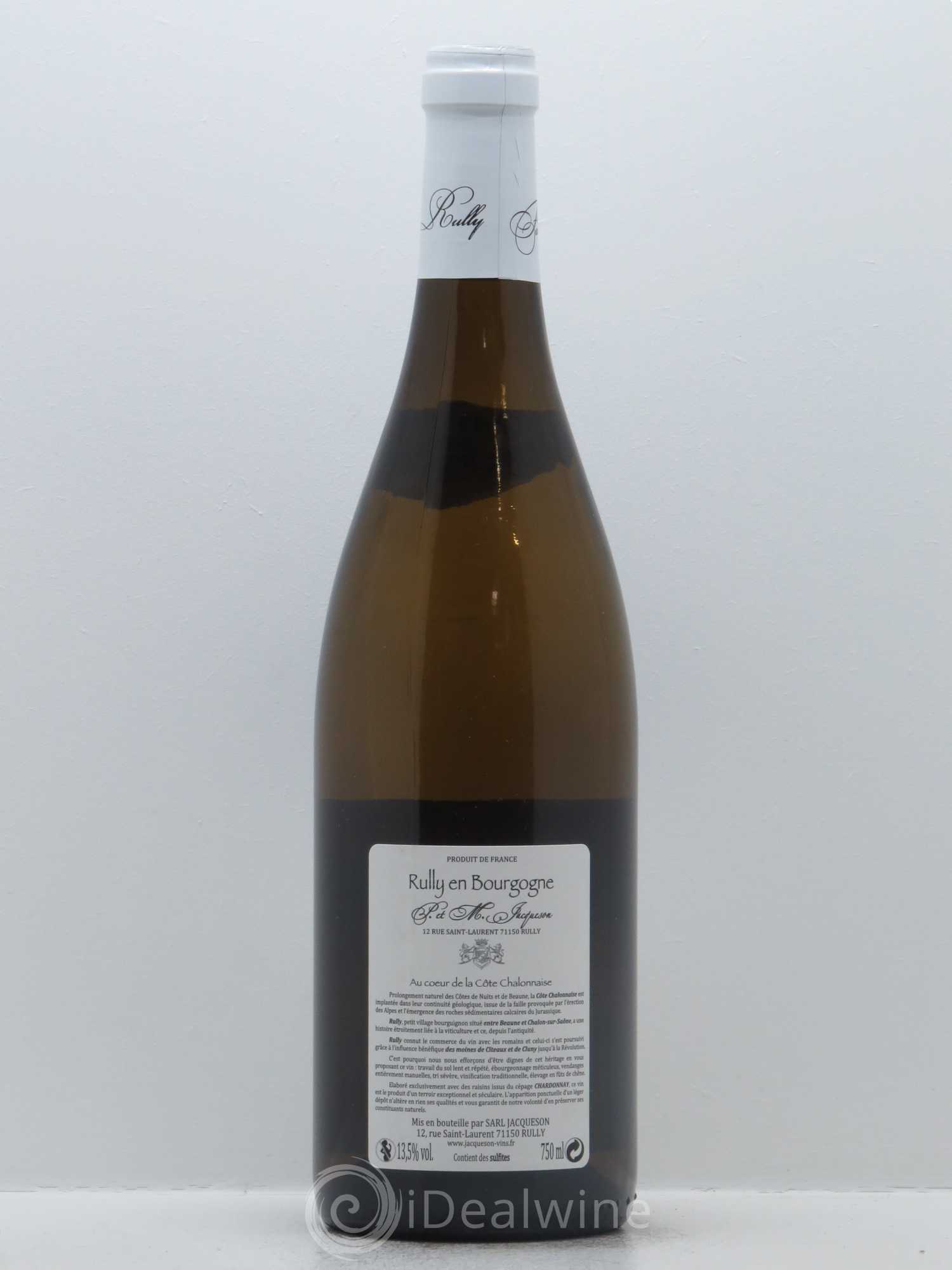 Rully 1er Cru Margotés Paul & Marie Jacqueson 2015 - Lot de 1 bouteille - 1