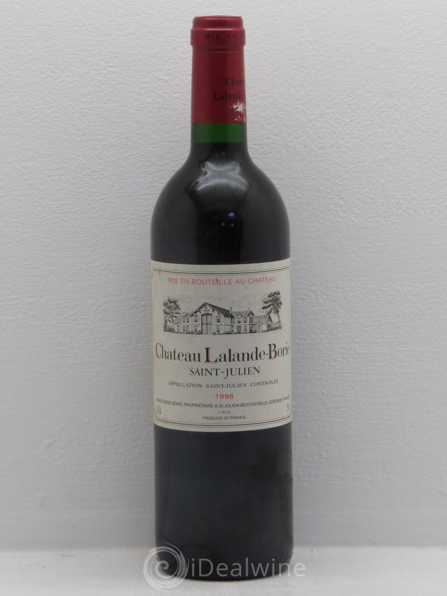 Château Lalande Borie 1996 - Lot de 1 bouteille - 0