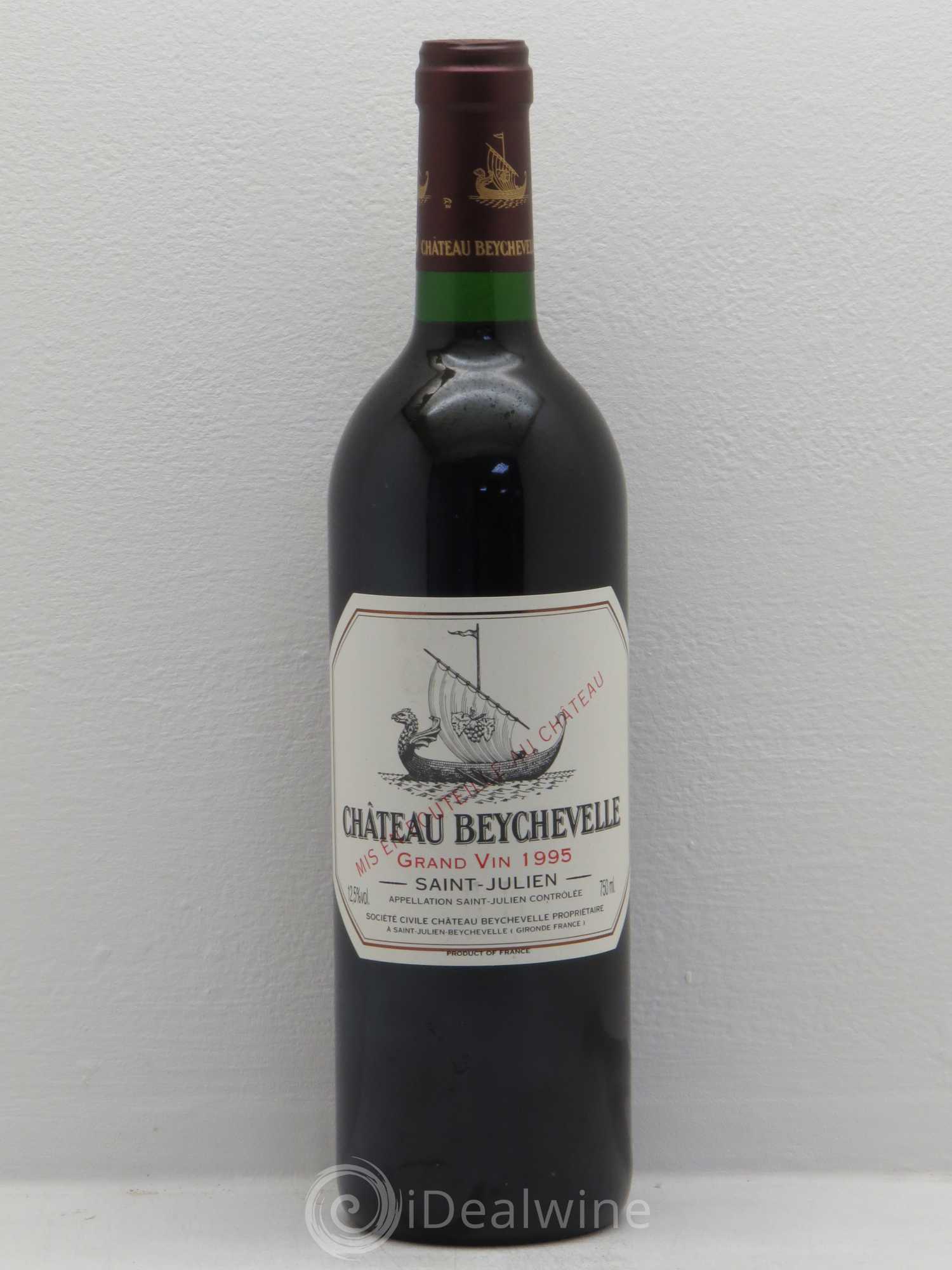 Château Beychevelle 4ème Grand Cru Classé 1995 - Lot de 1 bouteille - 0