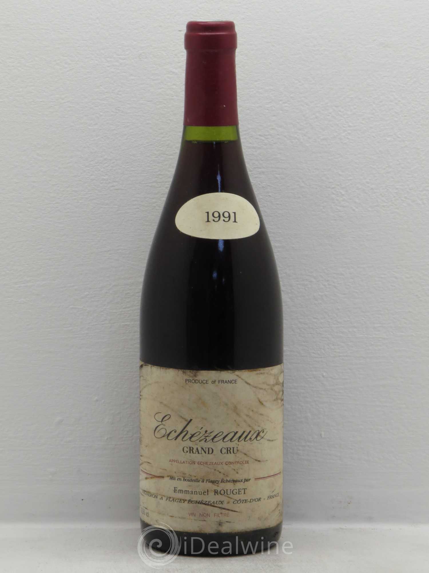 Echezeaux Grand Cru Emmanuel Rouget 1991 - Lot de 1 bouteille - 0