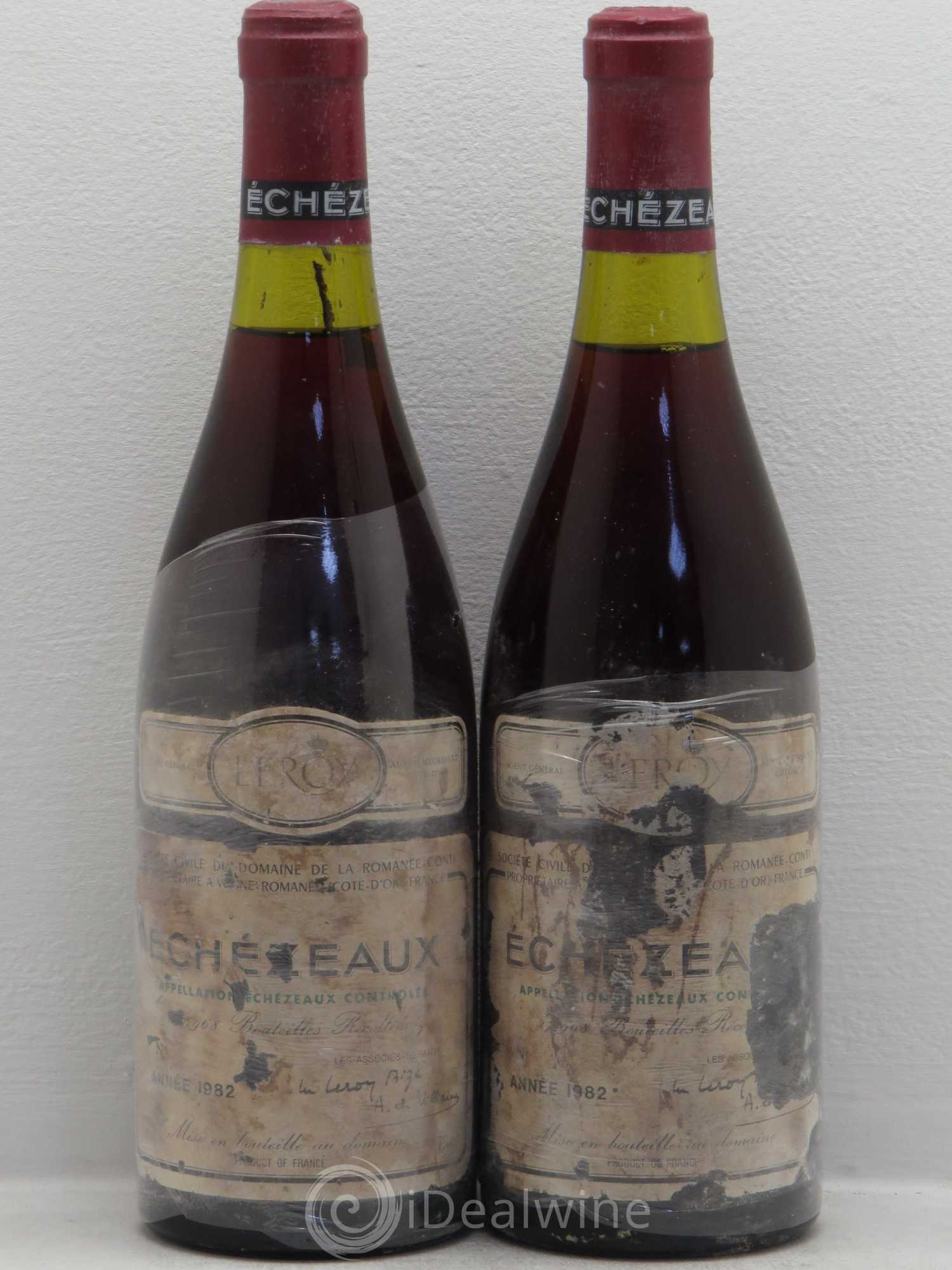Echezeaux Grand Cru Domaine de la Romanée-Conti 1982 - Lot de 2 bouteilles - 0