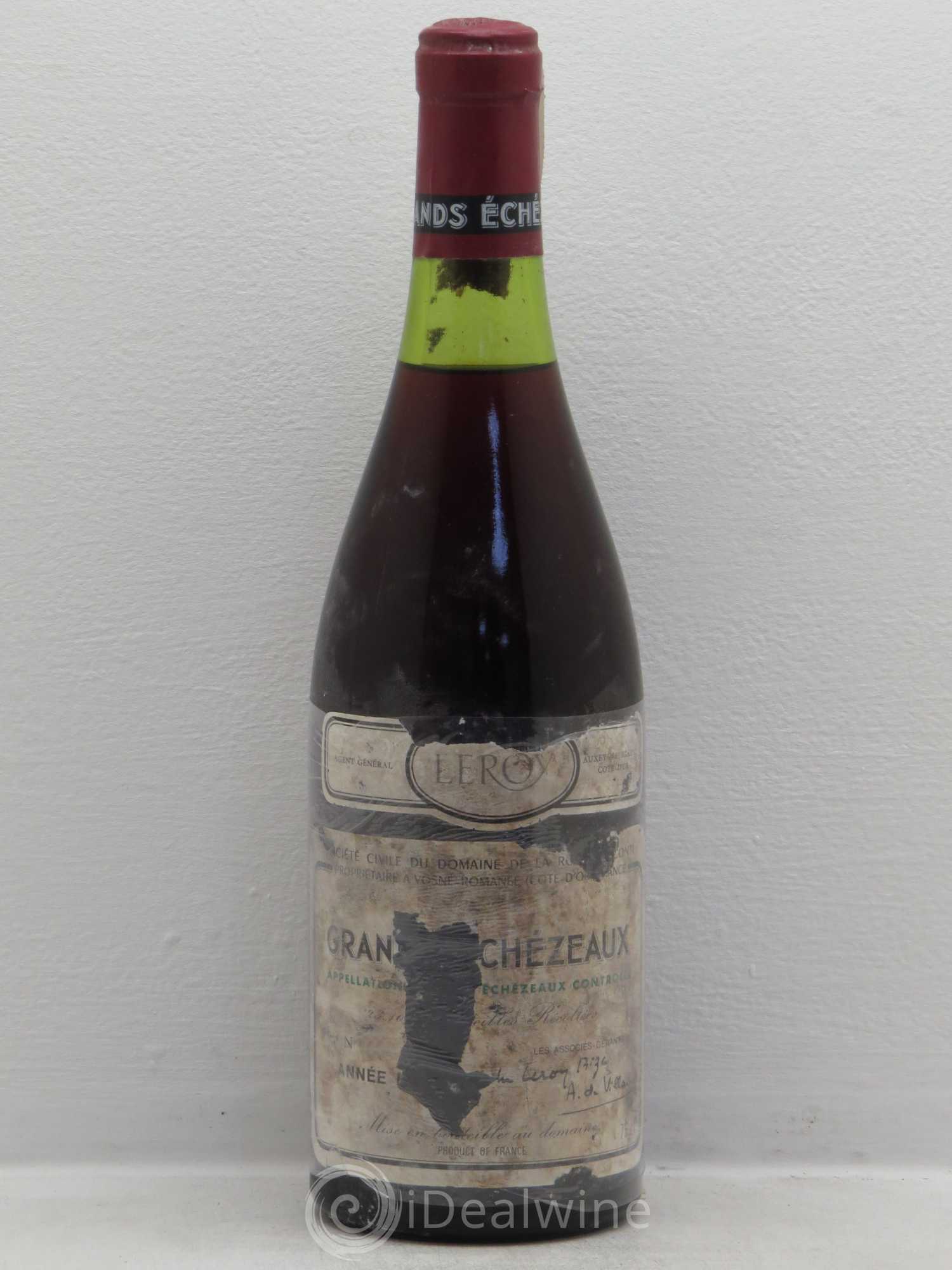 Grands-Echezeaux Grand Cru Domaine de la Romanée-Conti 1982 - Lot de 1 bouteille - 0