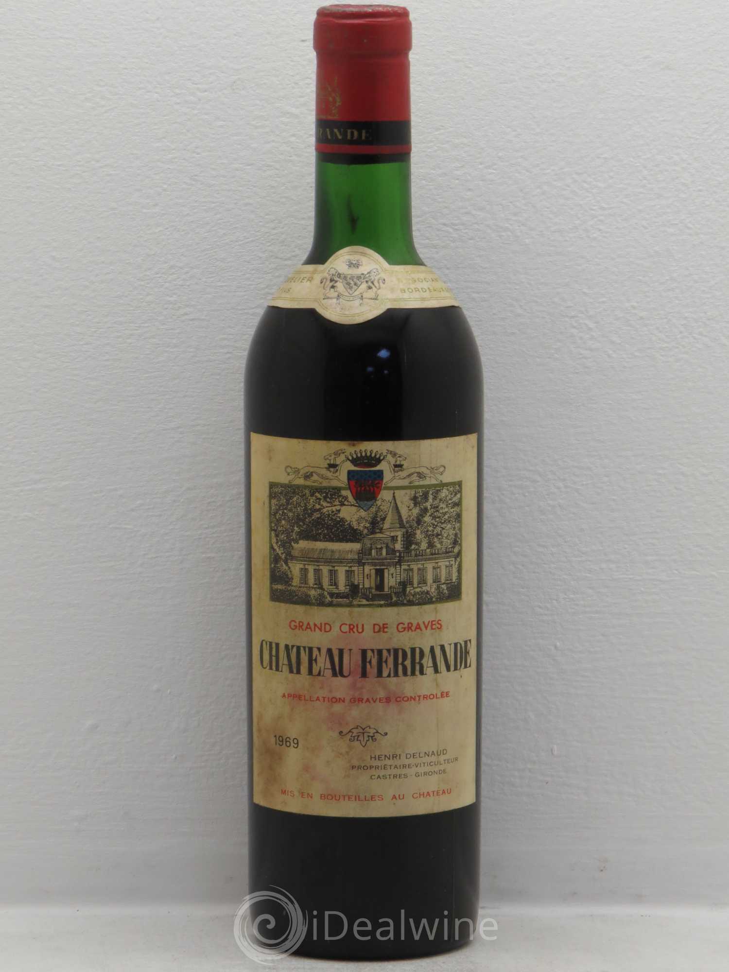 Château Ferrande 1969 - Lot de 1 bouteille - 0