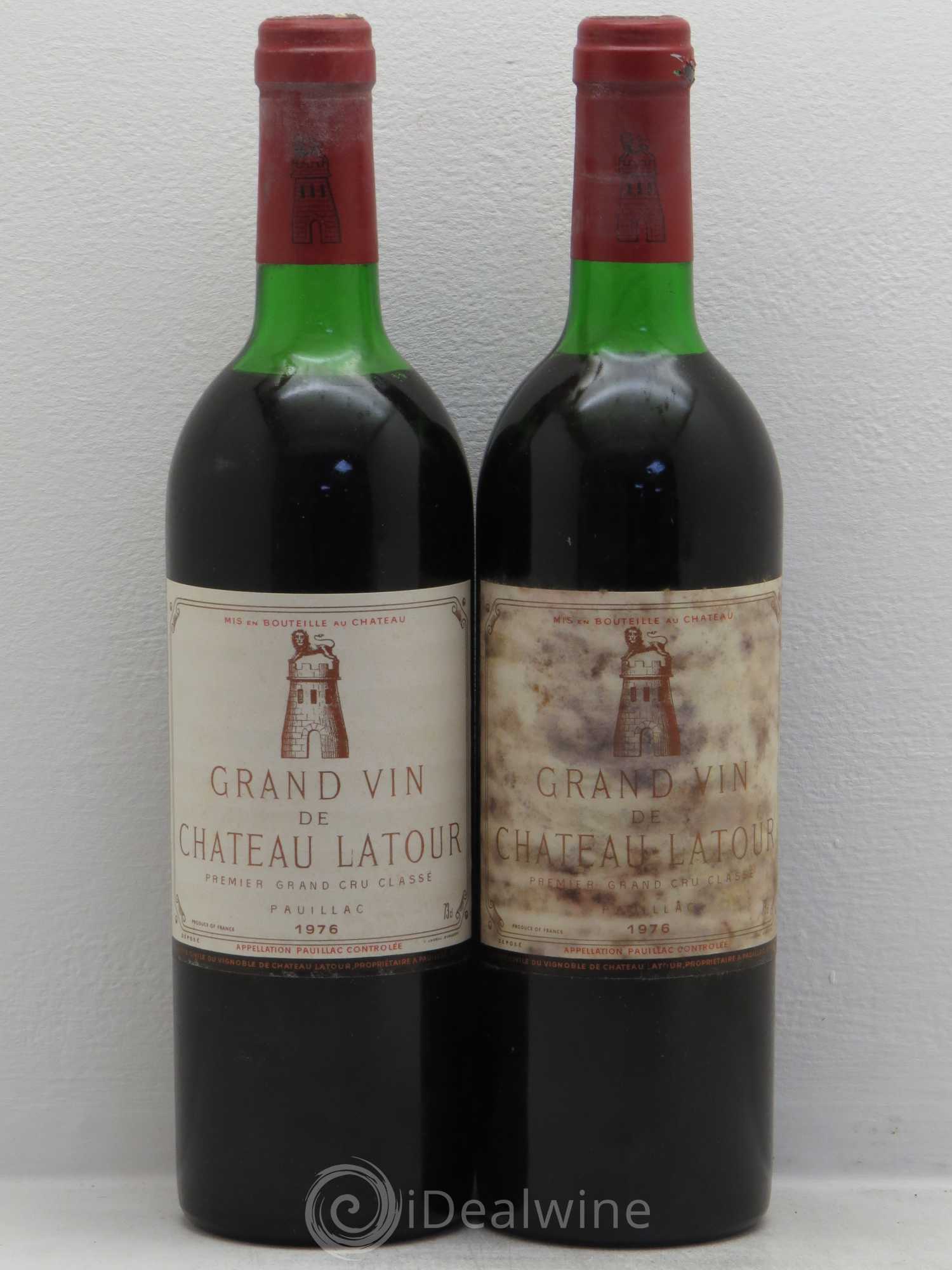 Château Latour 1er Grand Cru Classé 1976 - Lot de 2 bouteilles - 0