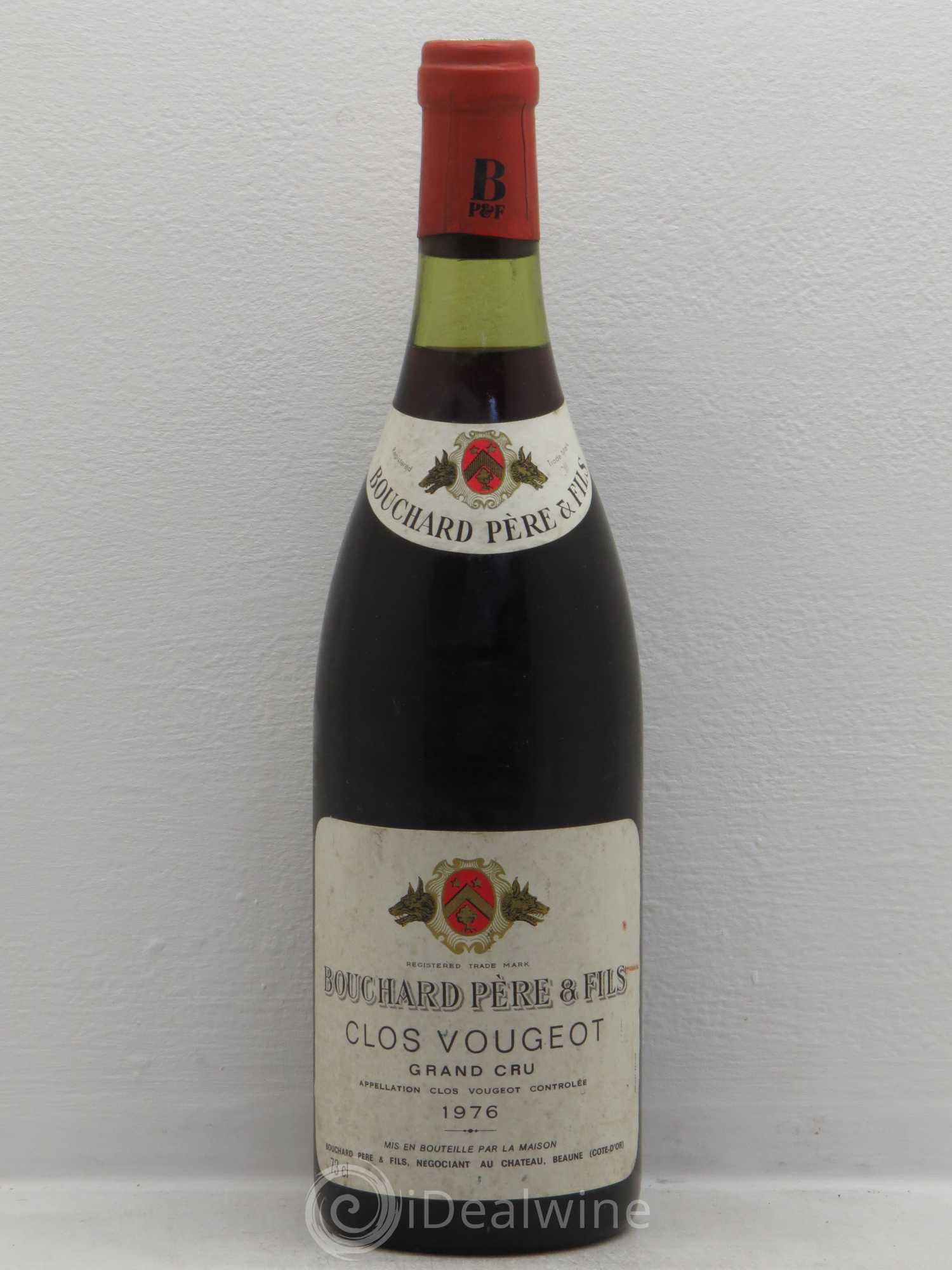 Clos de Vougeot Grand Cru Bouchard Père & Fils 1976 - Lot de 1 bouteille - 0